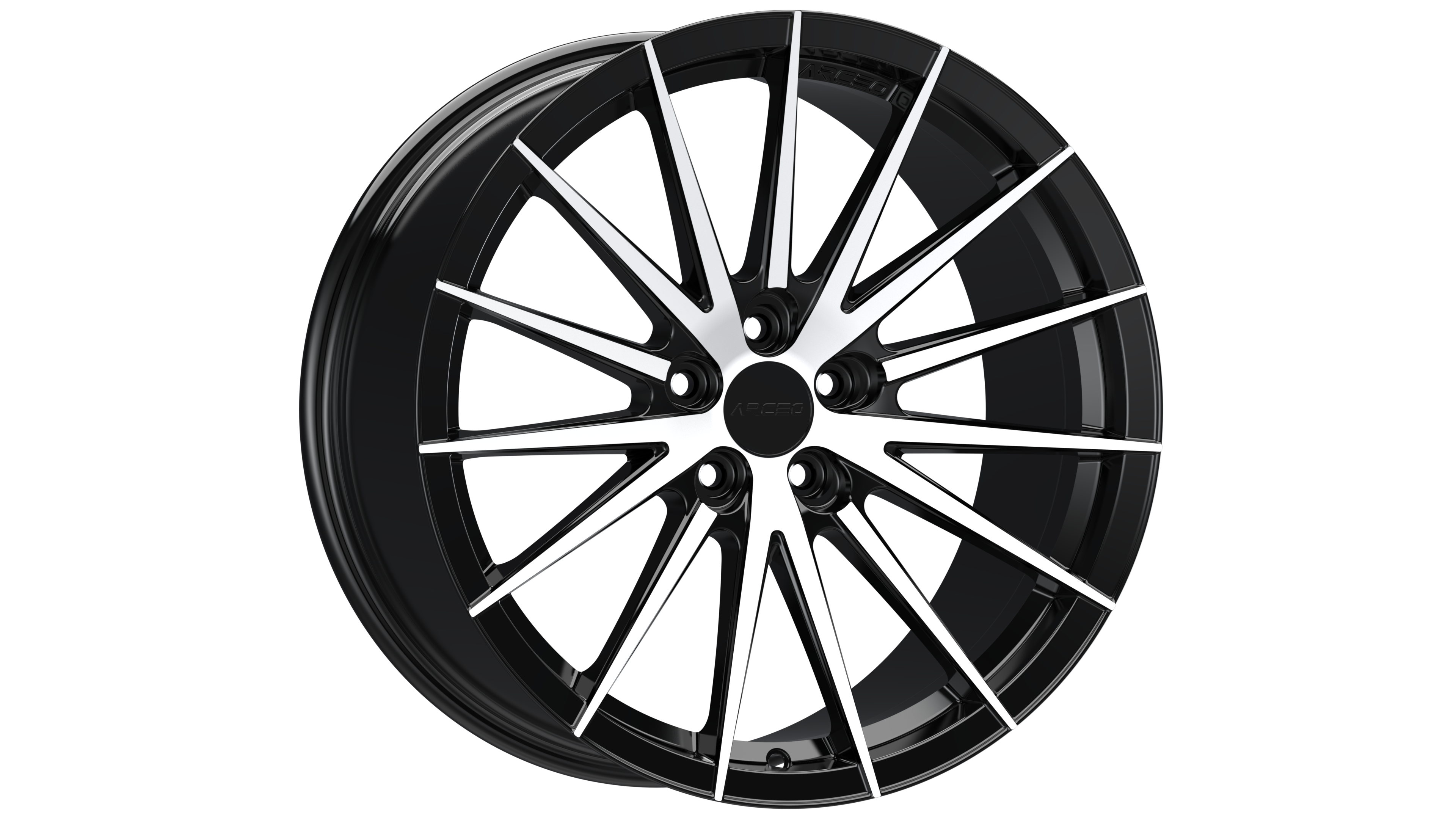 Set Jante Arceo Lisbon 19" 5X108 - Black Diamond