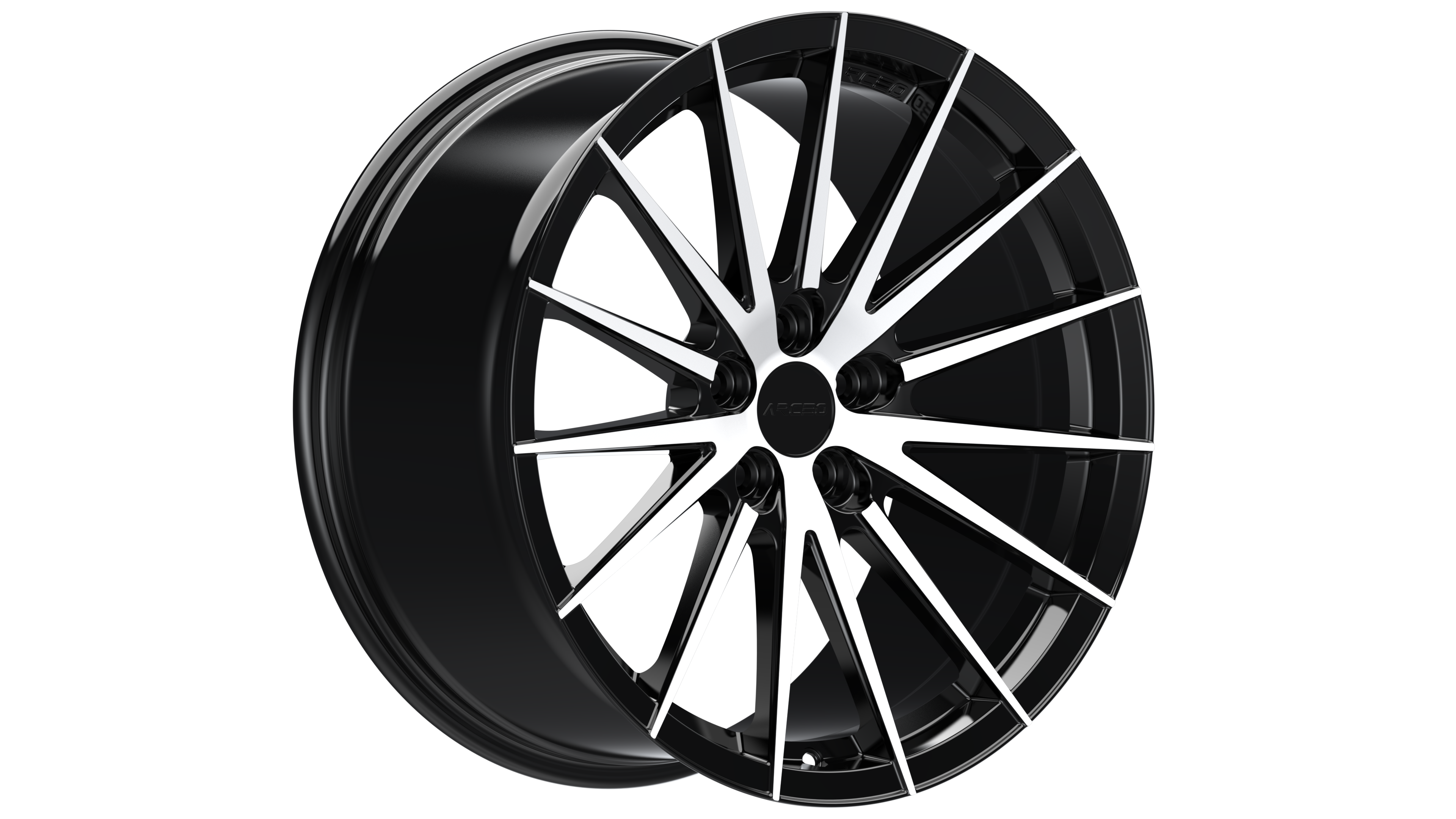 Set Jante Arceo Lisbon 19" 5X108 - Black Diamond