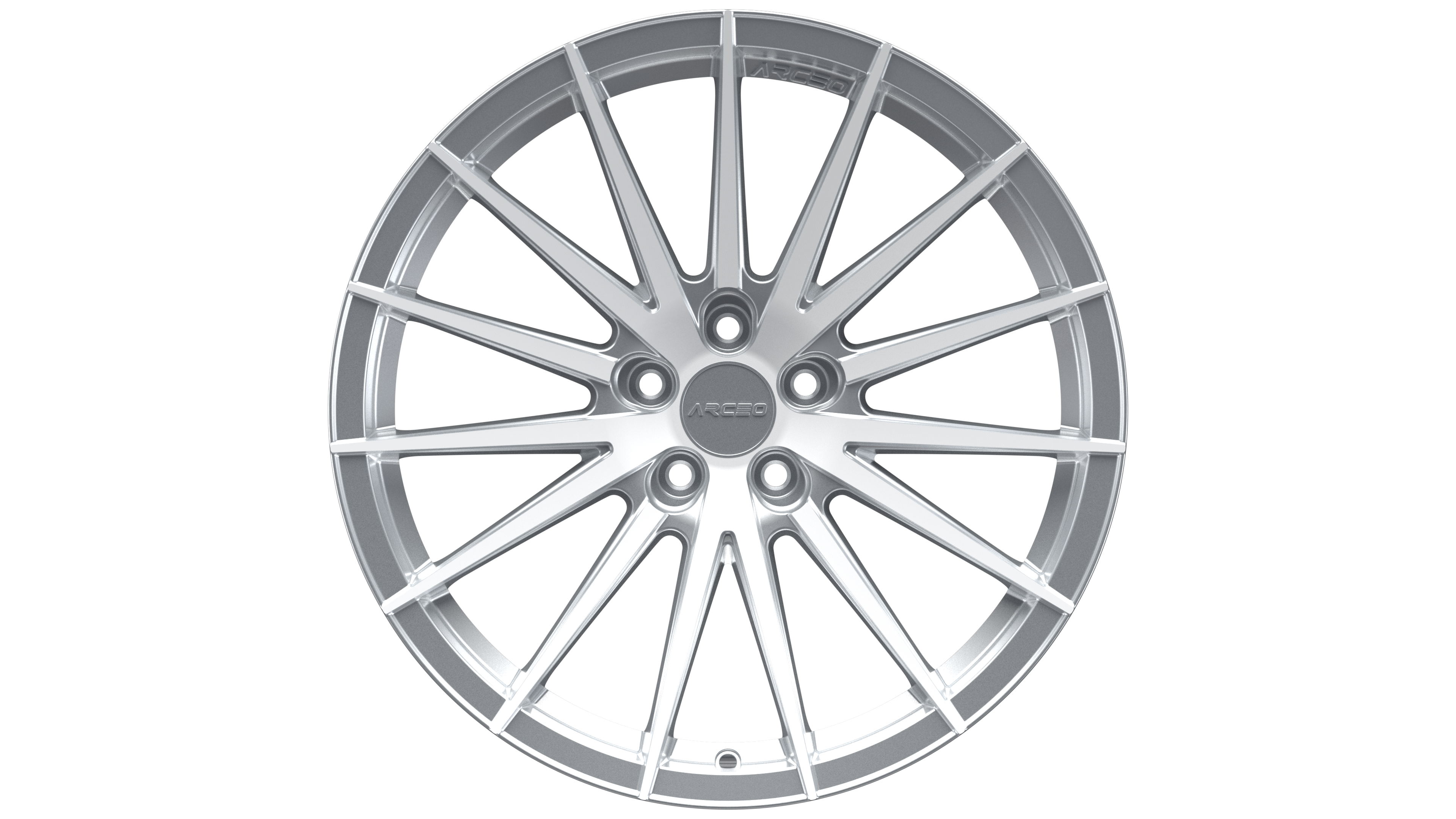 Set Jante Arceo Lisbon 18" 5X108 - Silver Diamond