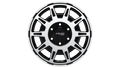 Set Jante Arceo LT1 16" 5X160 - Black Diamond
