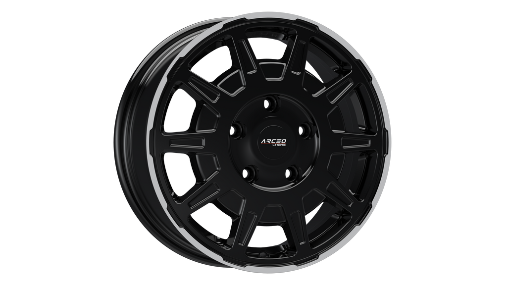 Set Jante Arceo LT1 16" 5X160 - Black Lip Diamond