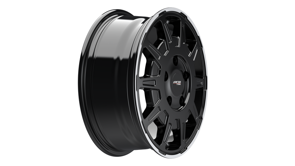 Set Jante Arceo LT1 16" 5X160 - Black Lip Diamond