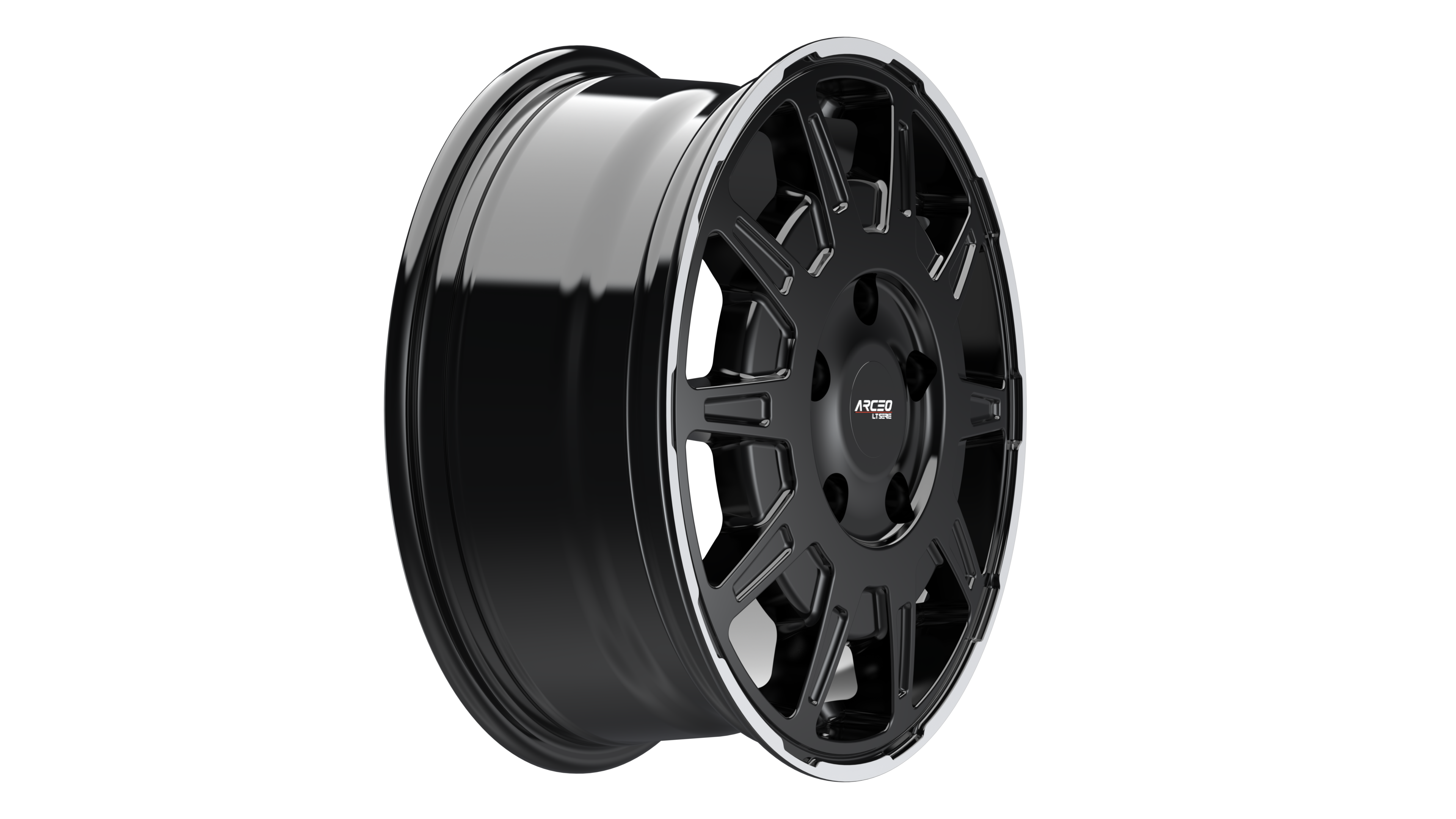 Set Jante Arceo LT1 16" 5X160 - Black Lip Diamond