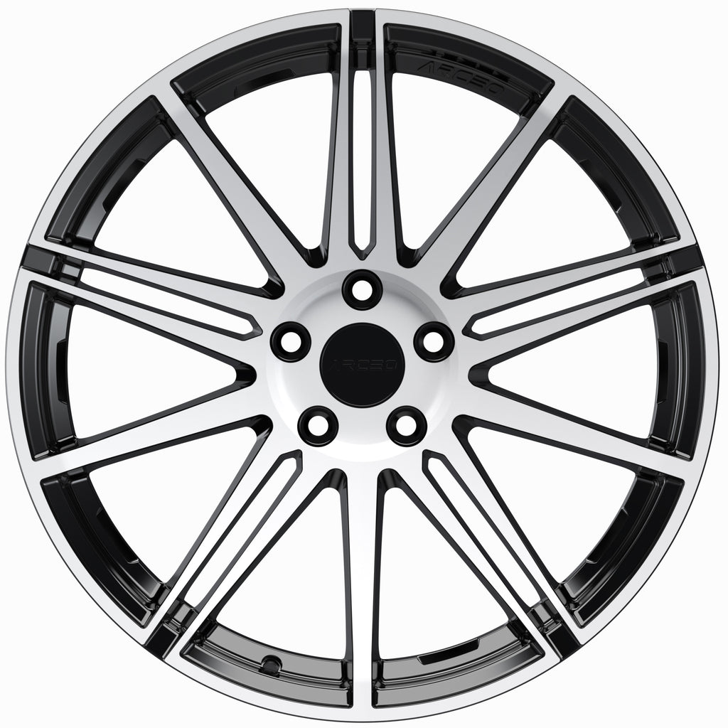 Set Jante Arceo Mallorca 19" 5X112 - Black Diamond