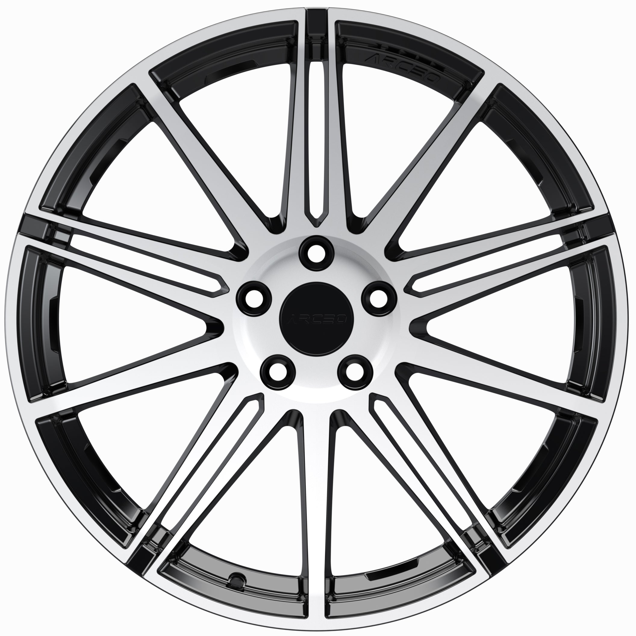 Set Jante Arceo Mallorca 19" 5X112 - Black Diamond