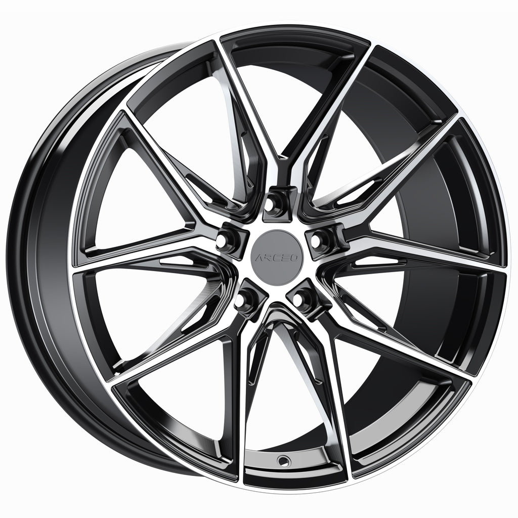Set Jante Arceo Marseille 17" 5X112 - Black Diamond