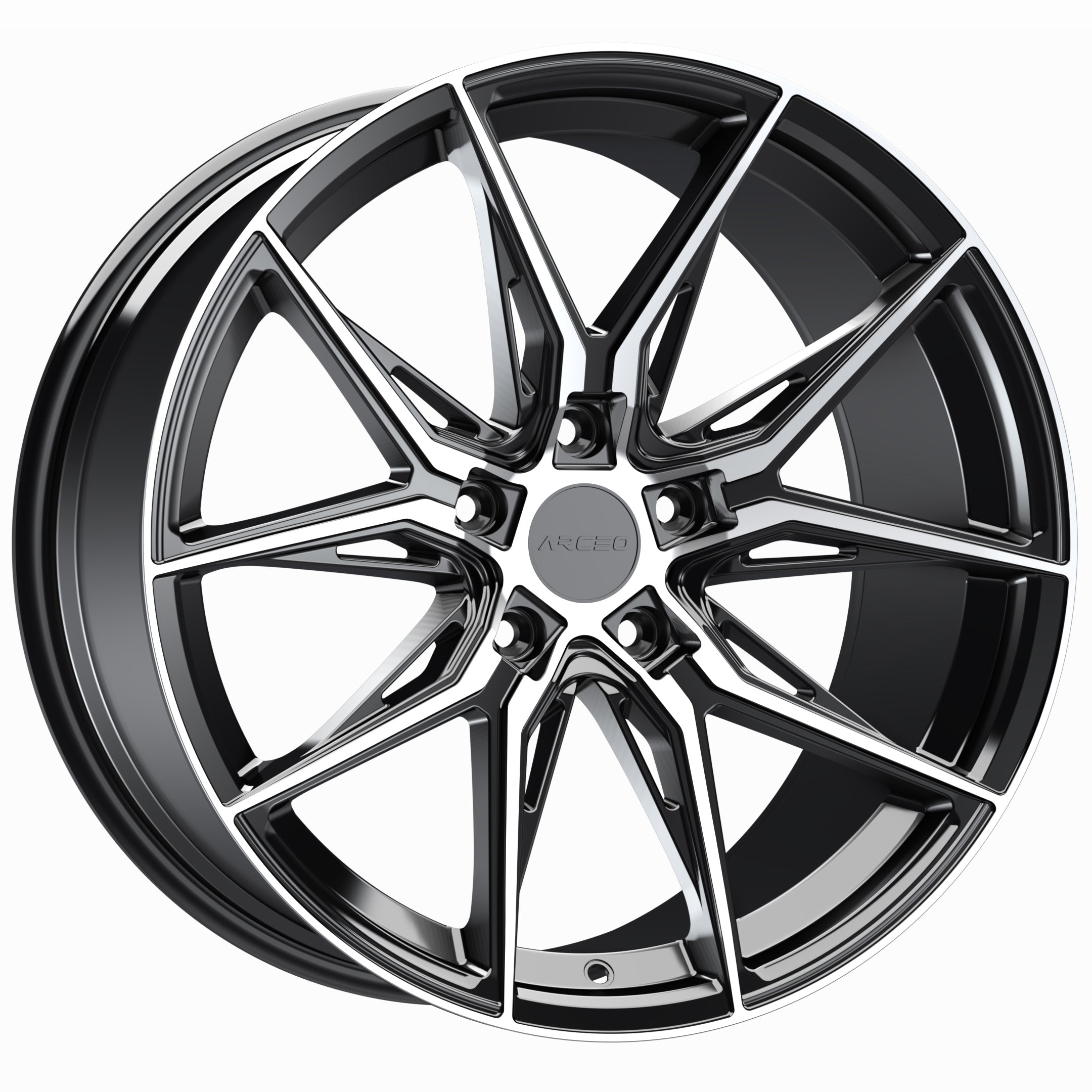 Set Jante Arceo Marseille 17" 5X112 - Black Diamond