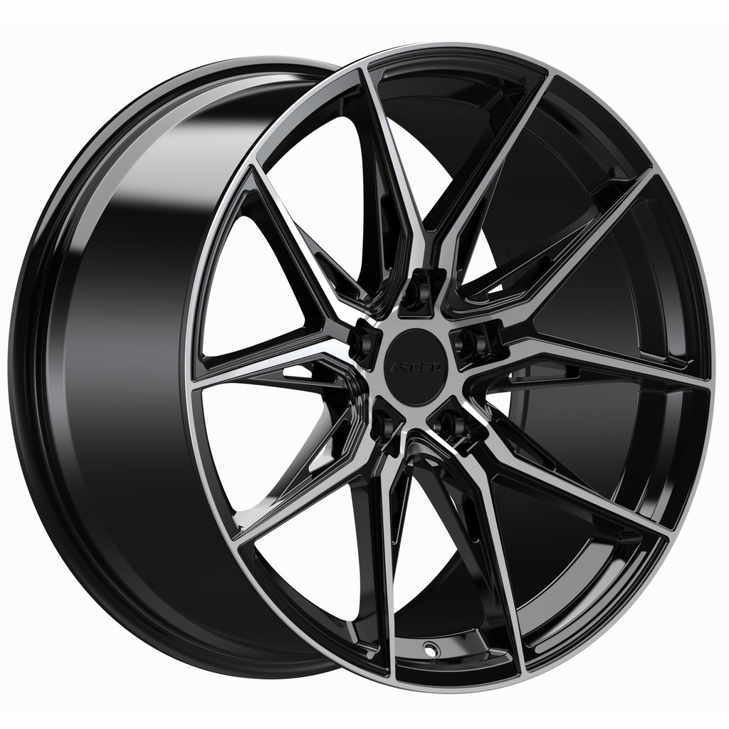 Set Jante Arceo Marseille 17" 5X112 - Black Diamond