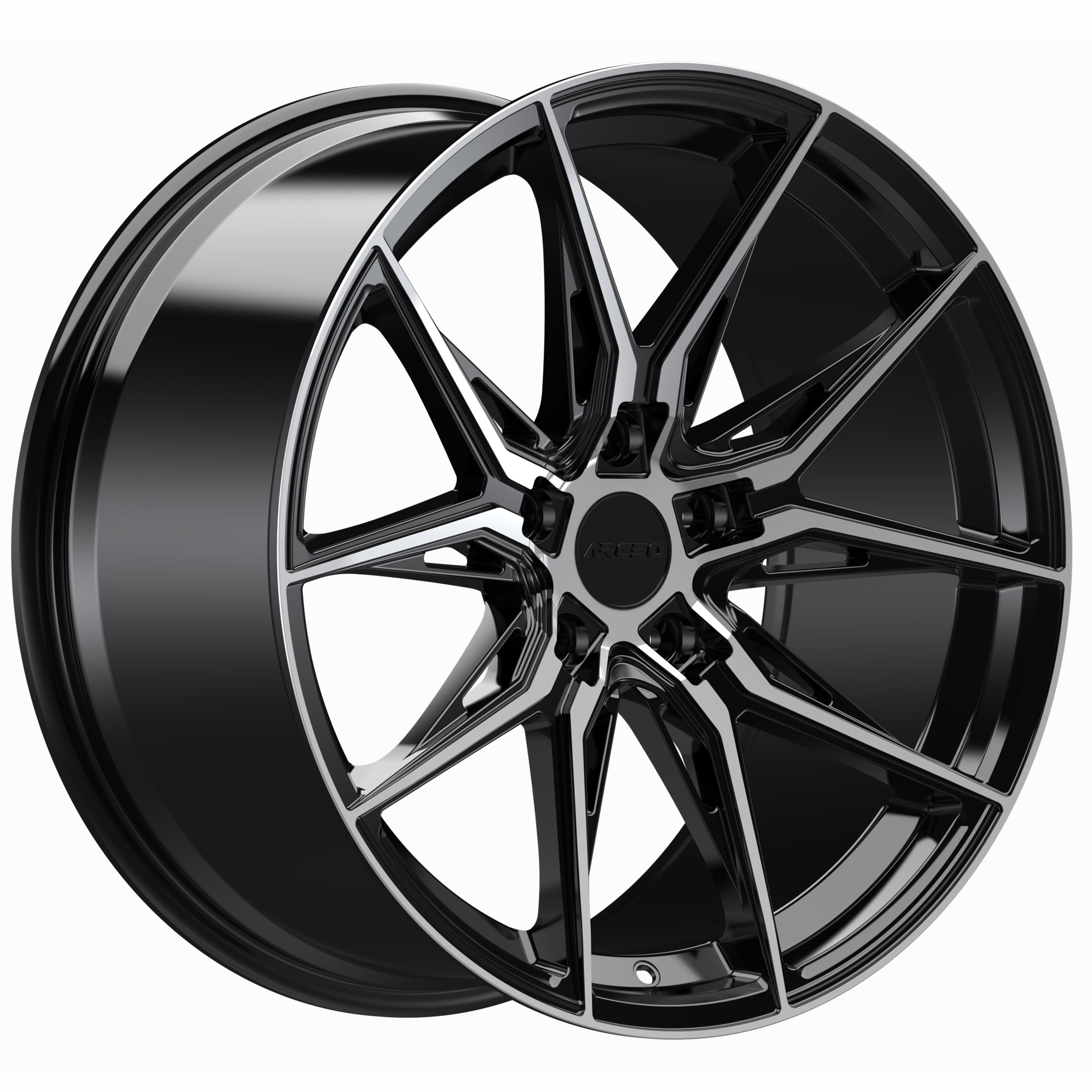 Set Jante Arceo Marseille 17" 5X112 - Black Diamond