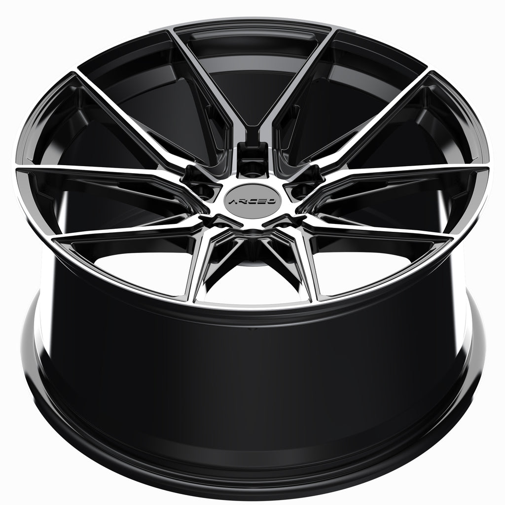 Set Jante Arceo Marseille 17" 5X112 - Black Diamond