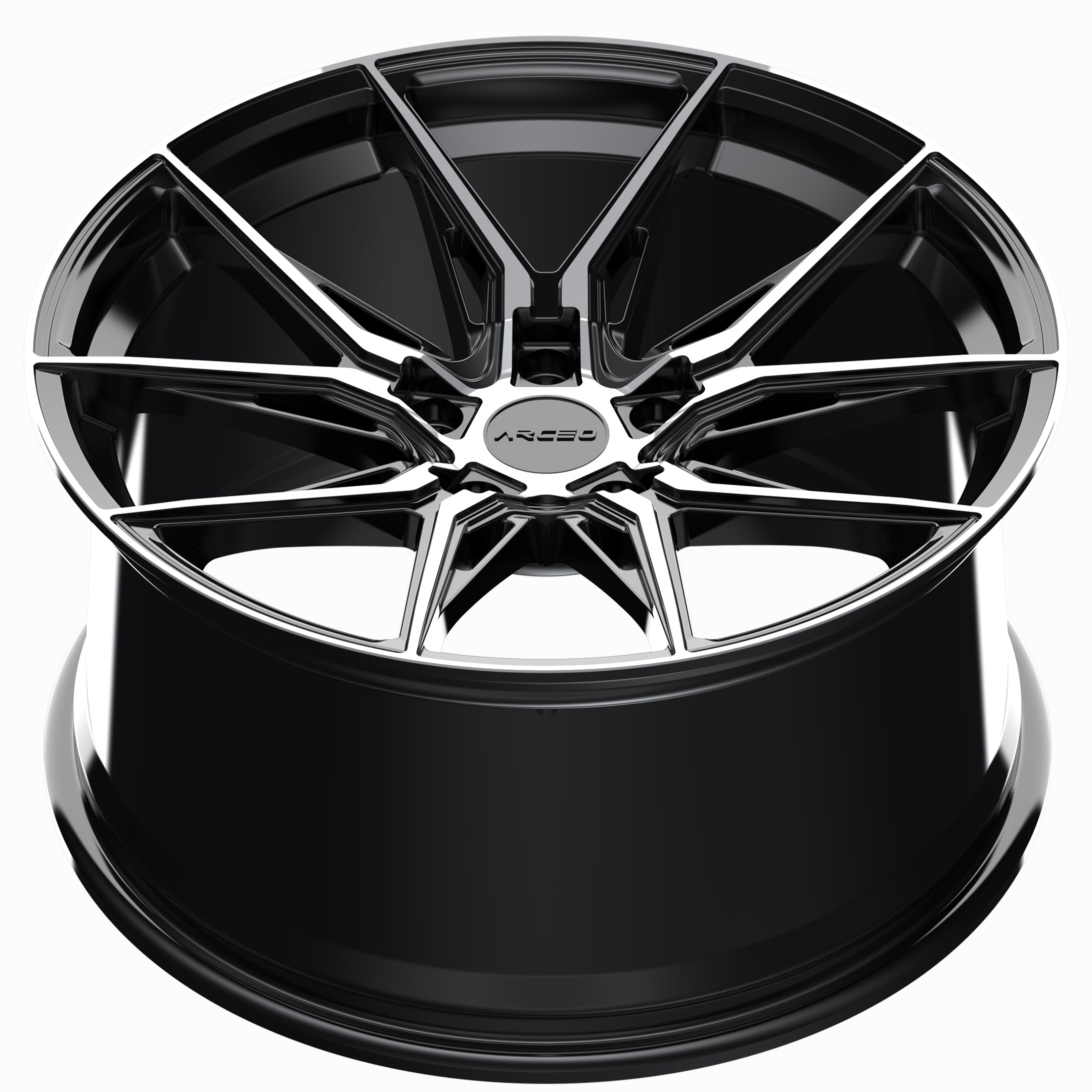Set Jante Arceo Marseille 17" 5X112 - Black Diamond