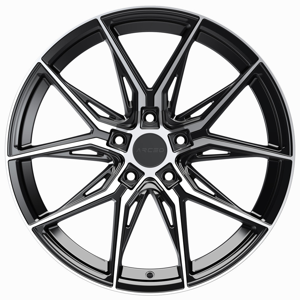 Set Jante Arceo Marseille 17" 5X112 - Black Diamond
