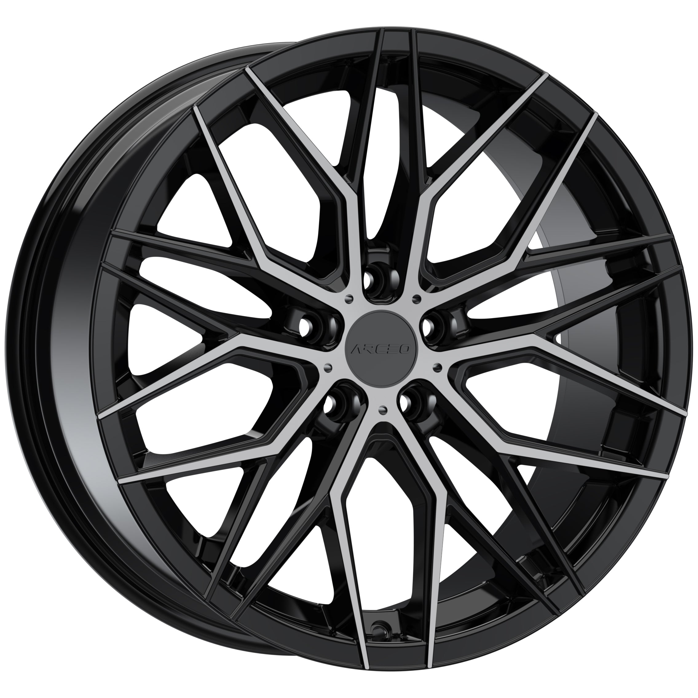 Set Jante Arceo Valencia 19" BMW 5X120 - Black Diamond