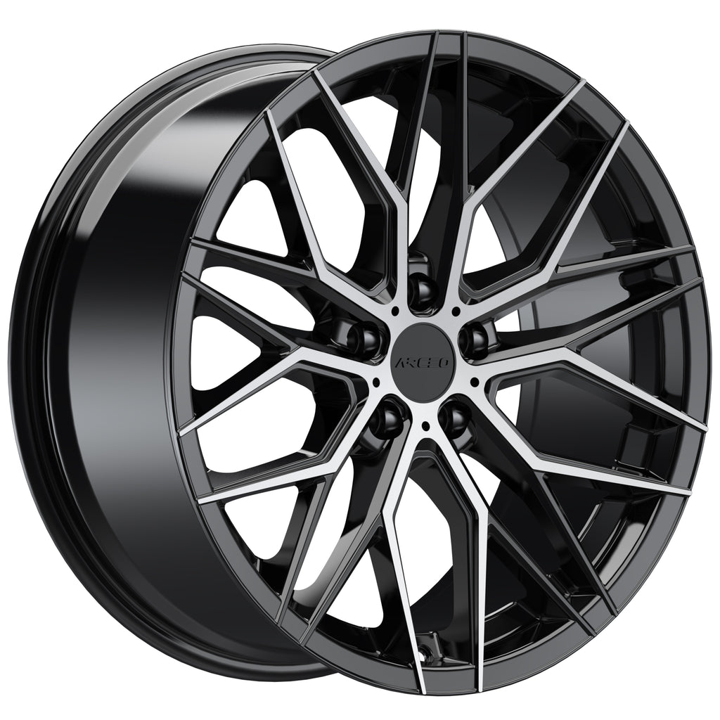 Set Jante Arceo Valencia 19" BMW 5X120 - Black Diamond