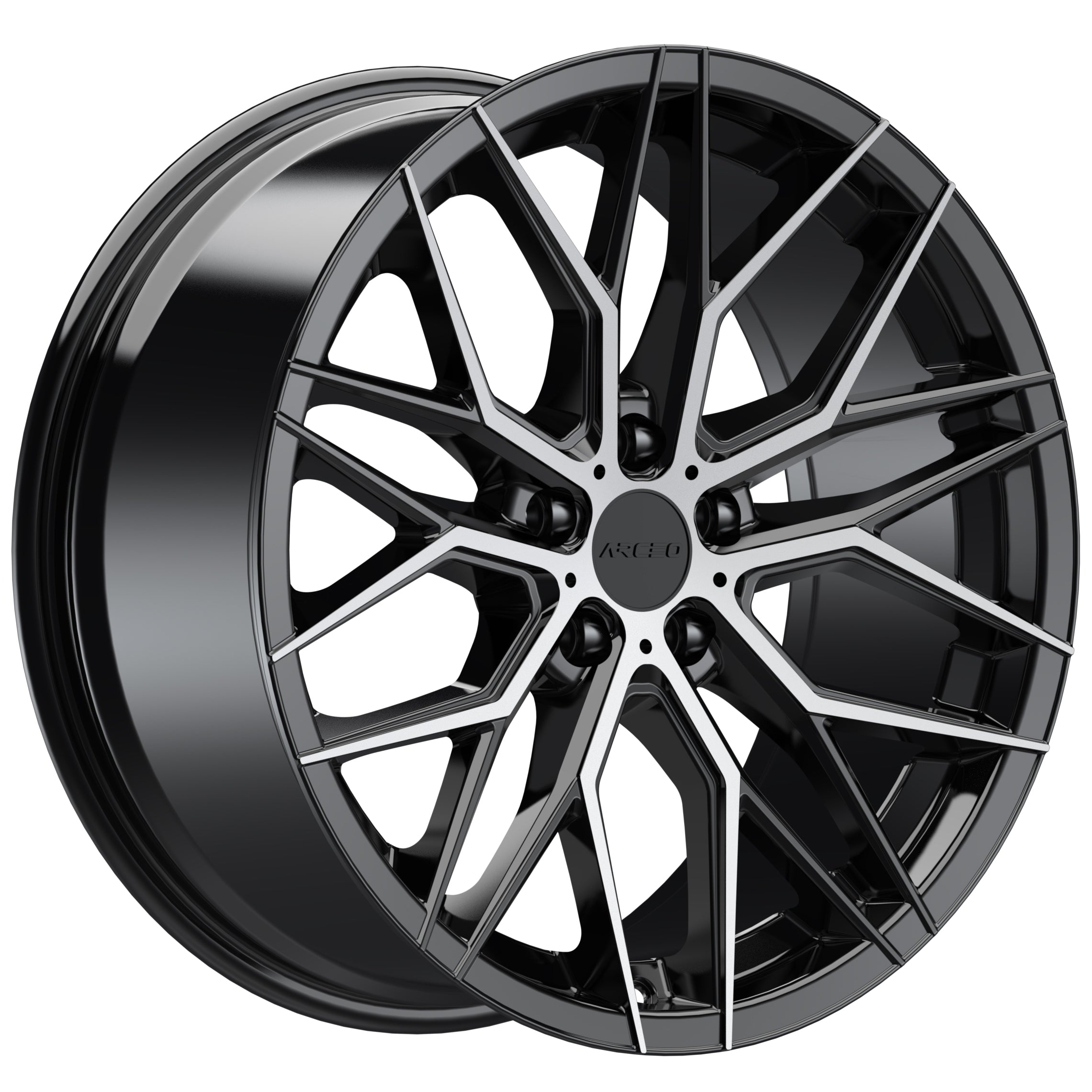 Set Jante Arceo Valencia 19" BMW 5X120 - Black Diamond