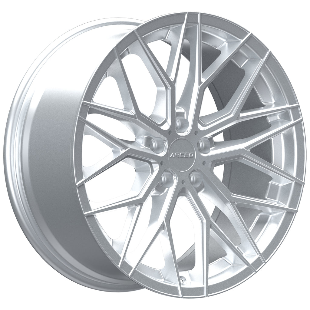 Set Jante Arceo Valencia 19" BMW 5X120 - Silver Diamond