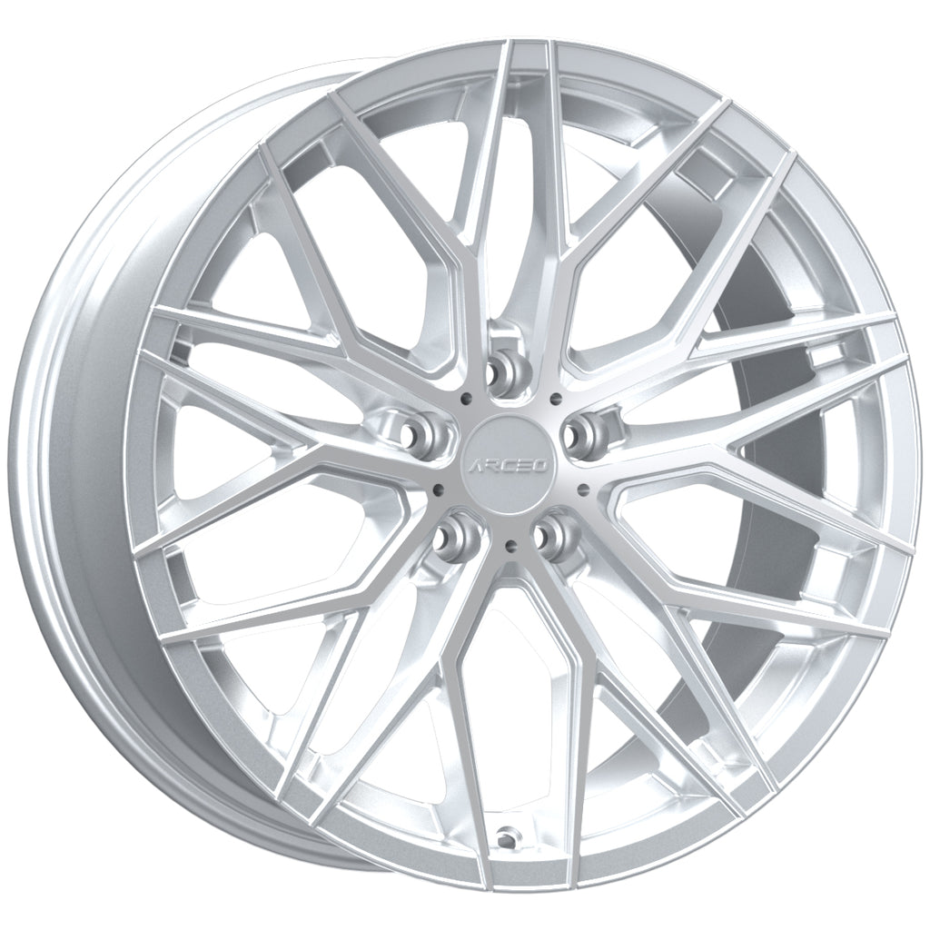 Set Jante Arceo Valencia 19" BMW 5X120 - Silver Diamond
