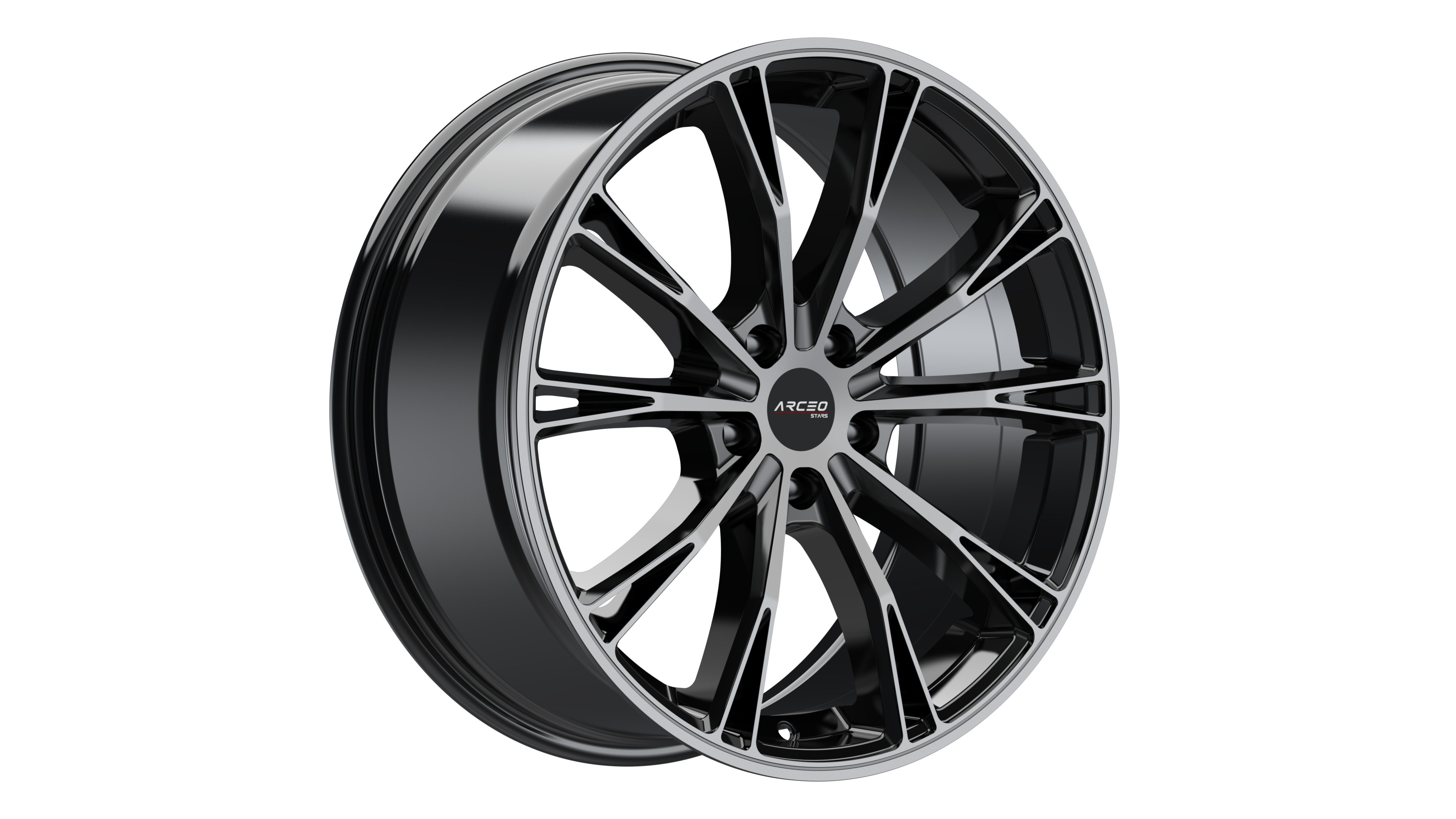 Set Jante Arceo ASW01 19" 5X112 - Black Tint