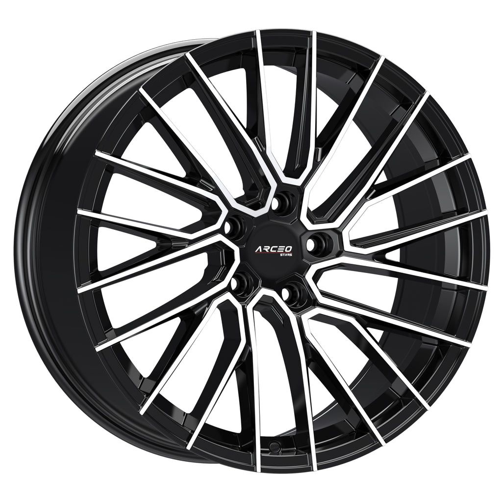 Set Jante Arceo ASW02 19" 5X112 - Black Diamond