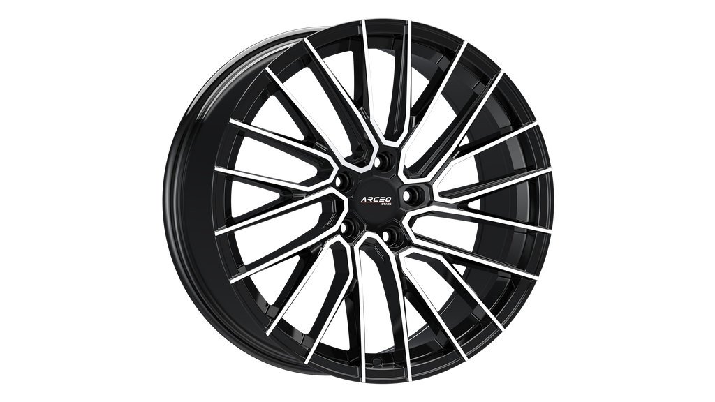 Set Jante Arceo ASW02 19" 5X112 - Black Diamond