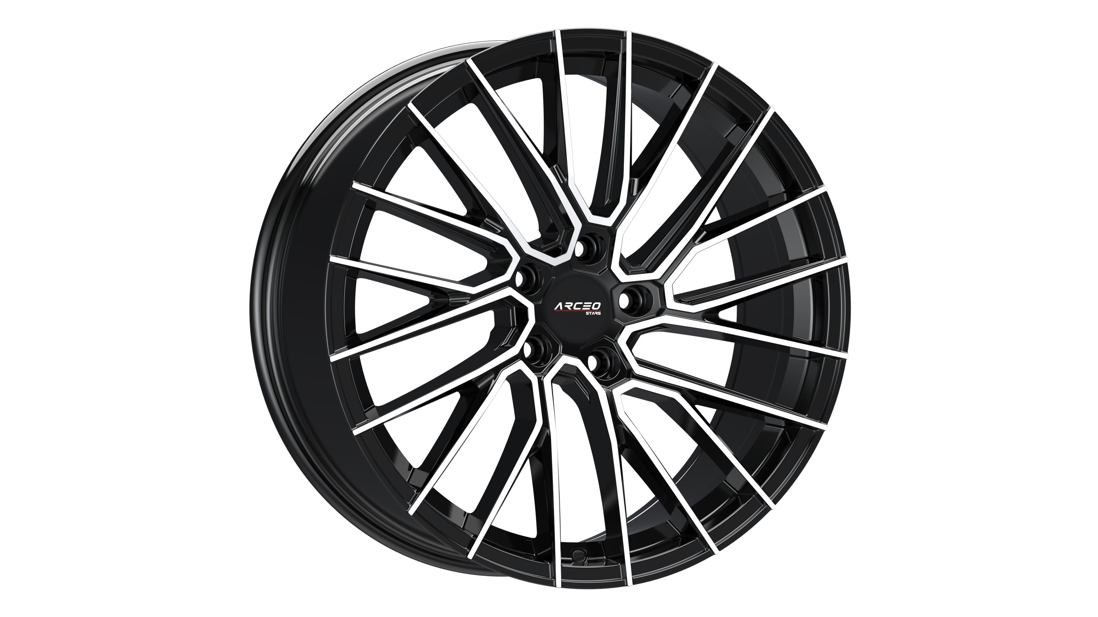 Set Jante Arceo ASW02 19" 5X112 - Black Diamond