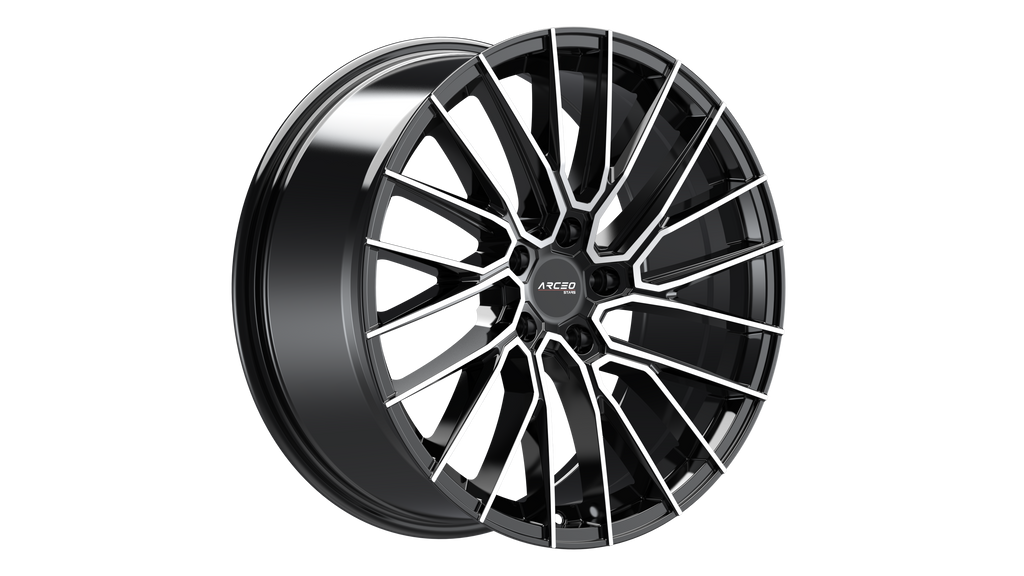 Set Jante Arceo ASW02 19" 5X112 - Black Diamond