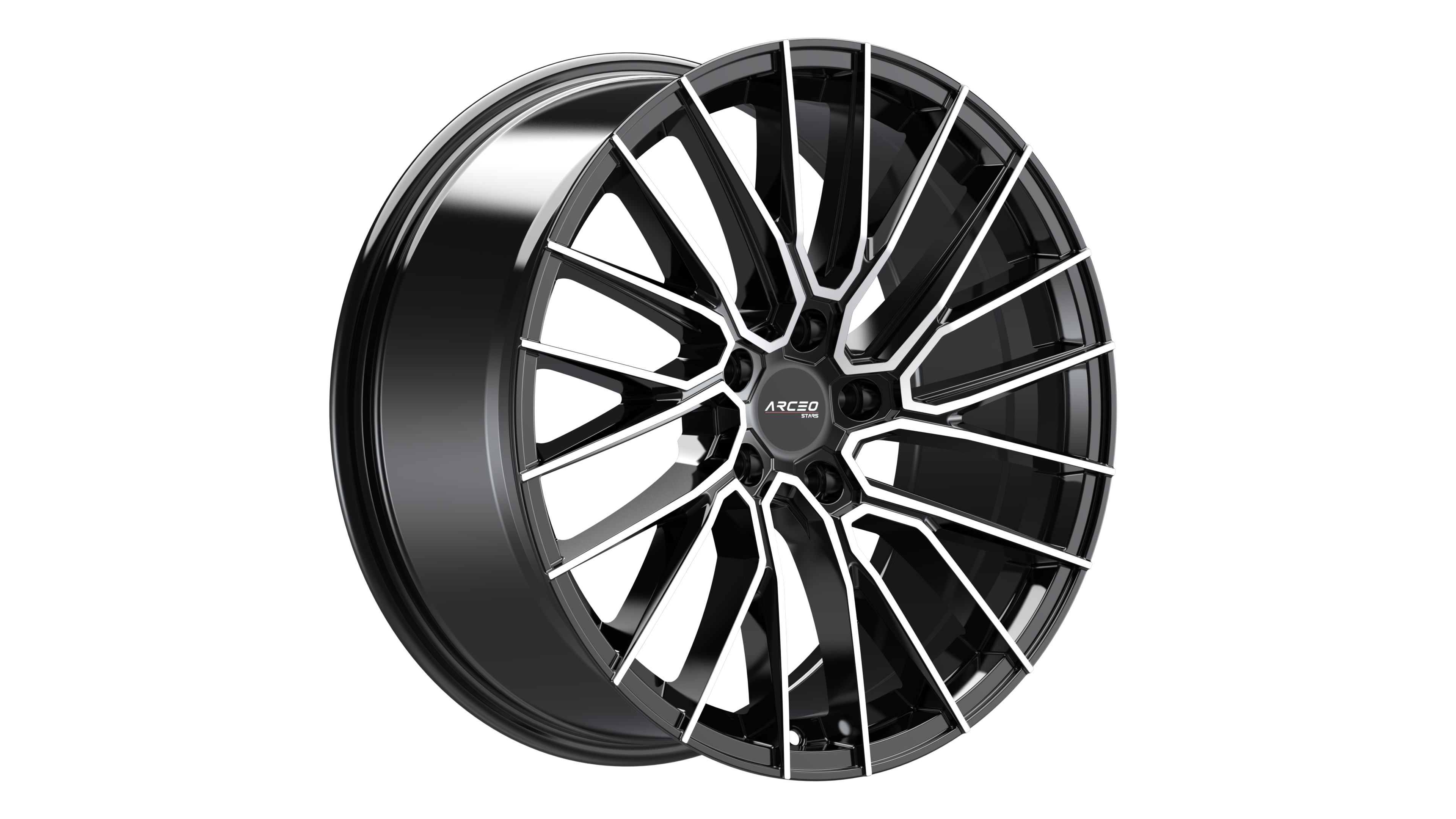 Set Jante Arceo ASW02 19" 5X112 - Black Diamond