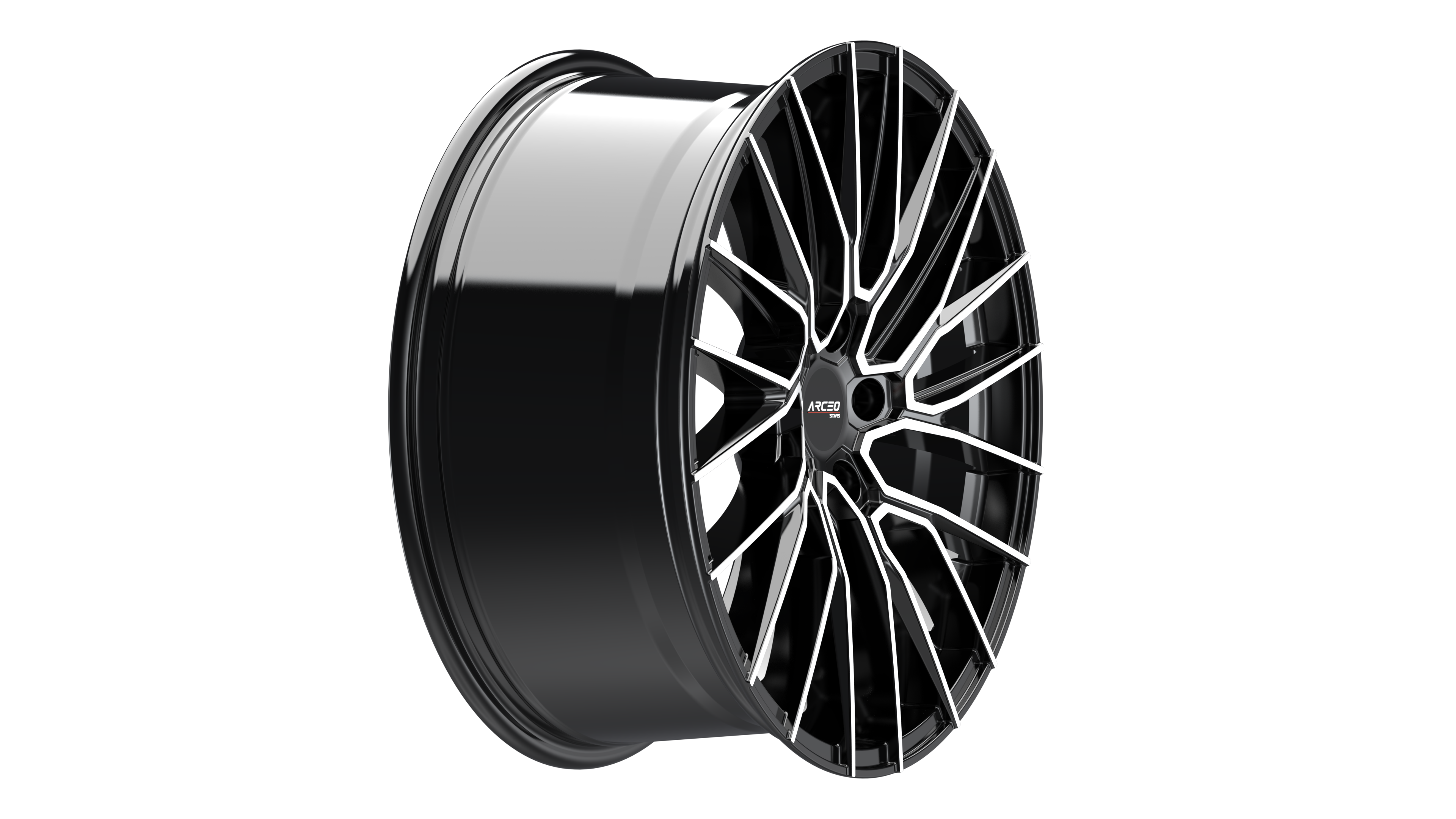 Set Jante Arceo ASW02 19" 5X112 - Black Diamond