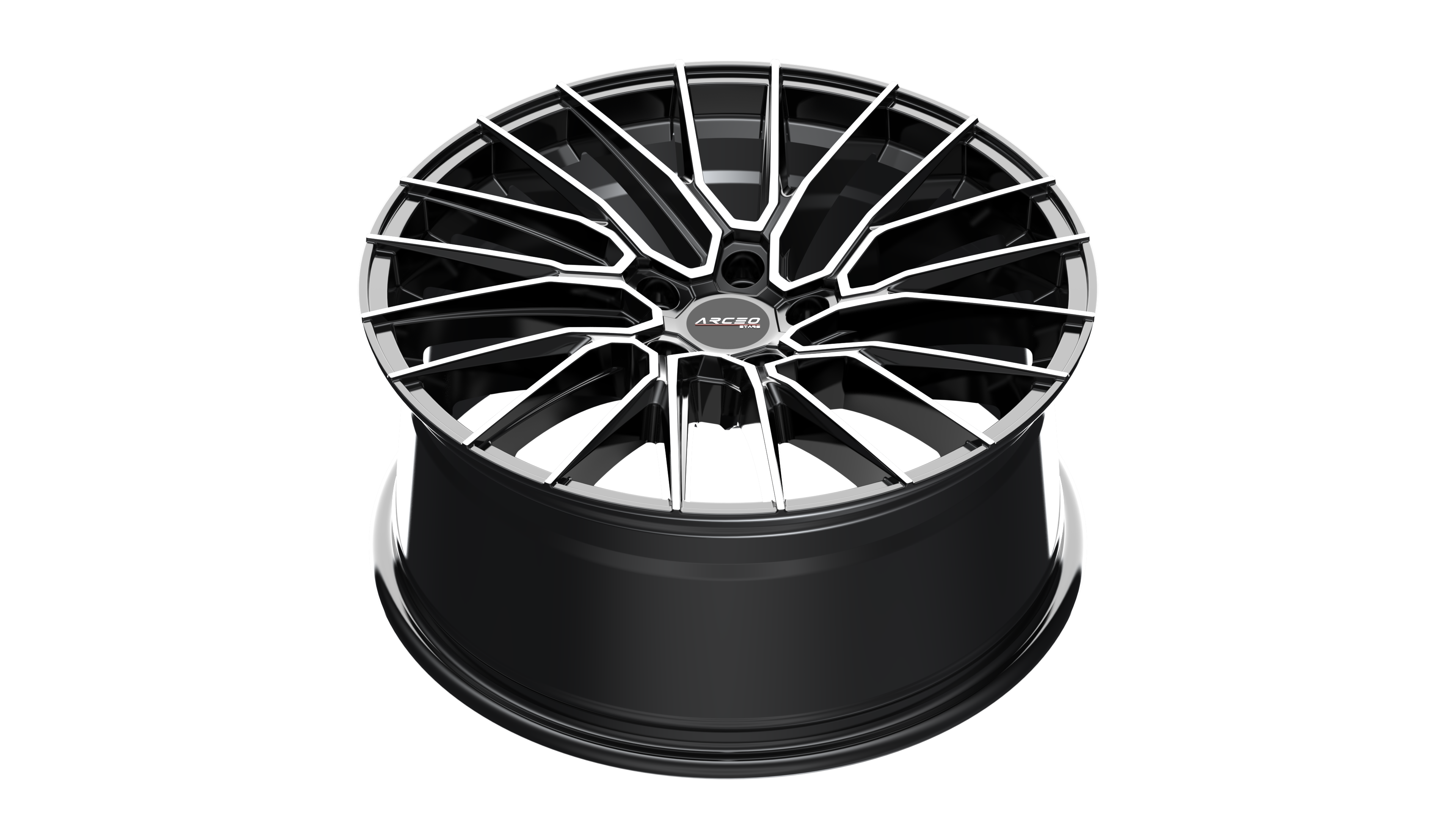 Set Jante Arceo ASW02 19" 5X112 - Black Diamond