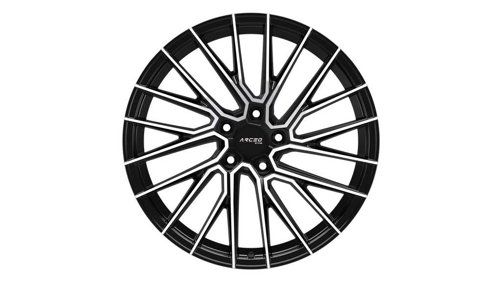 Set Jante Arceo ASW02 19" 5X112 - Black Diamond
