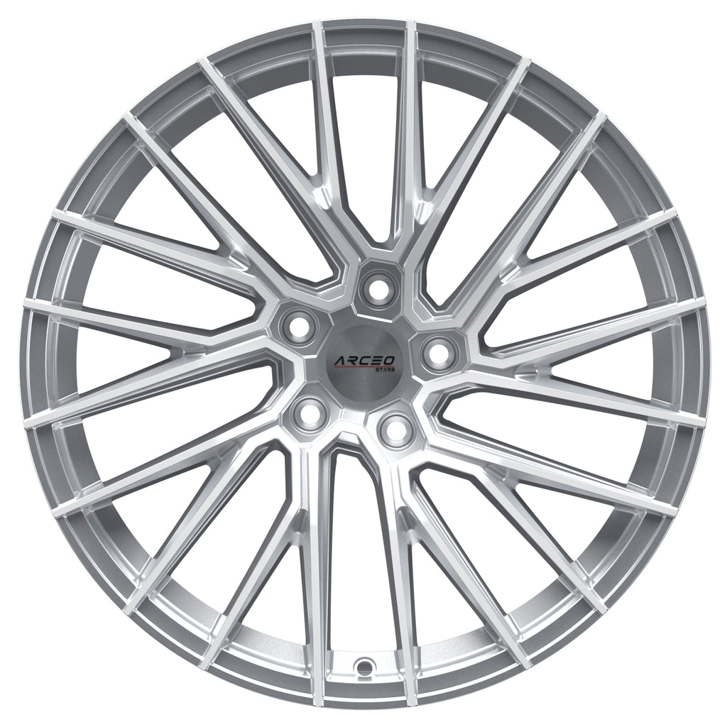 Set Jante Arceo ASW02 19" 5X112 - Silver Diamond