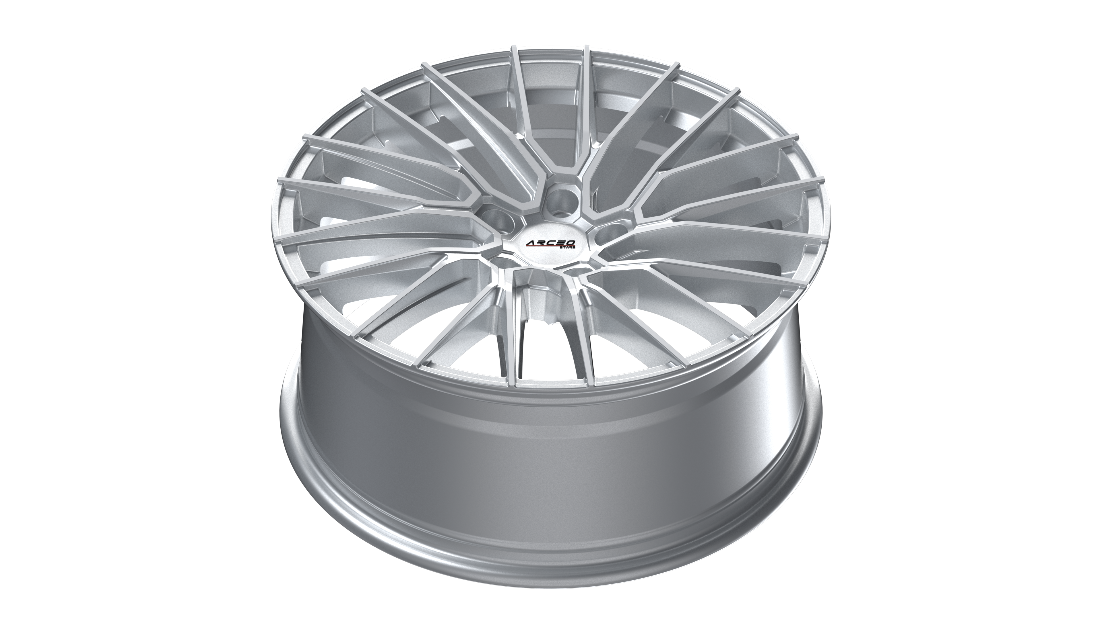 Set Jante Arceo ASW02 19" 5X112 - Silver Diamond