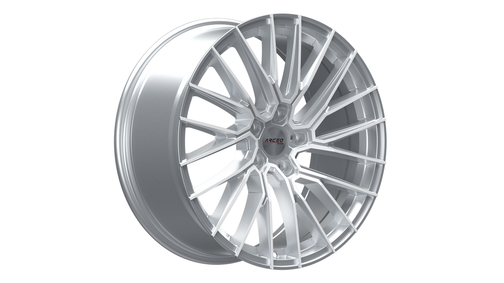 Set Jante Arceo ASW02 19" 5X112 - Silver Diamond