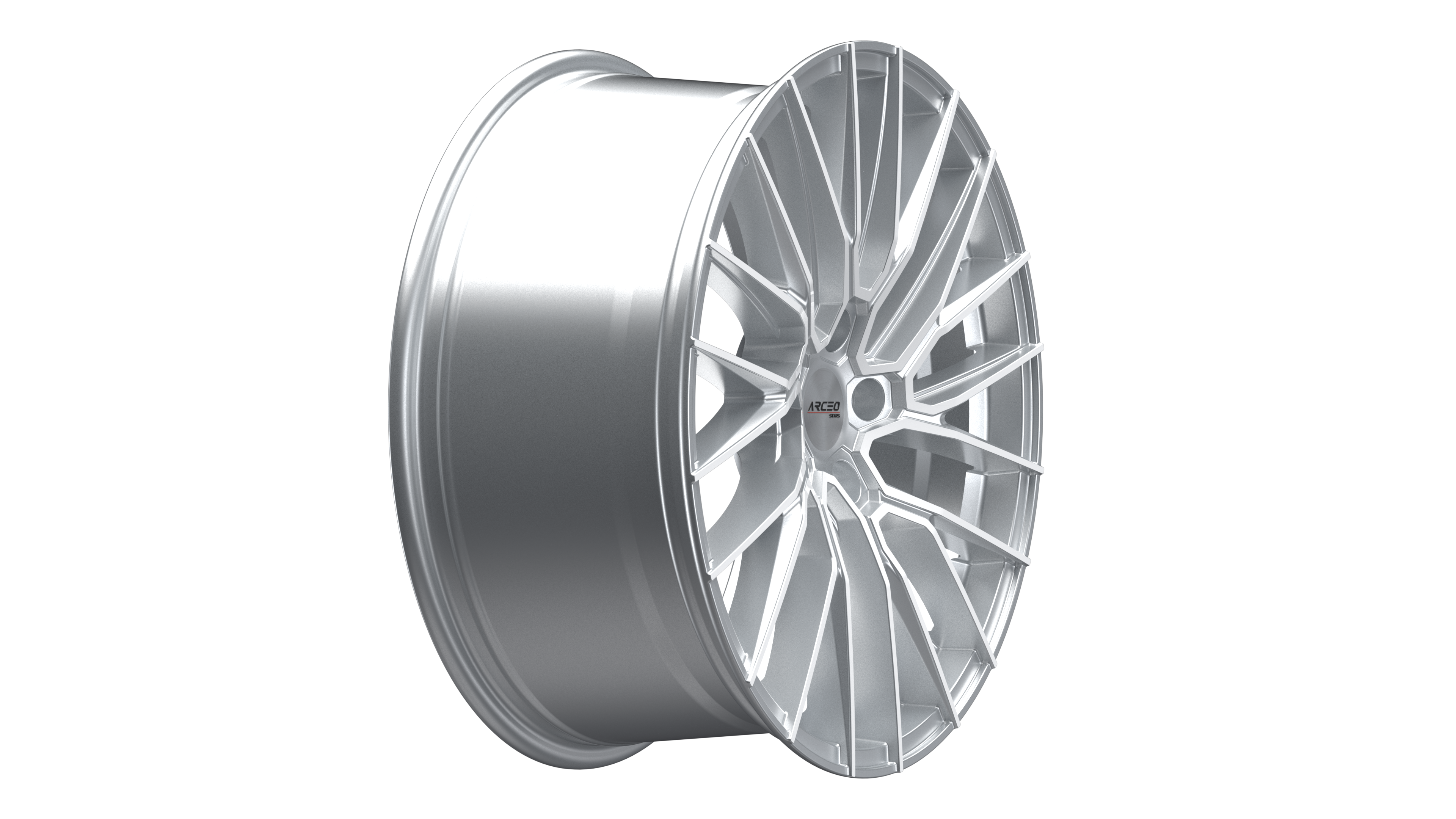 Set Jante Arceo ASW02 19" 5X112 - Silver Diamond