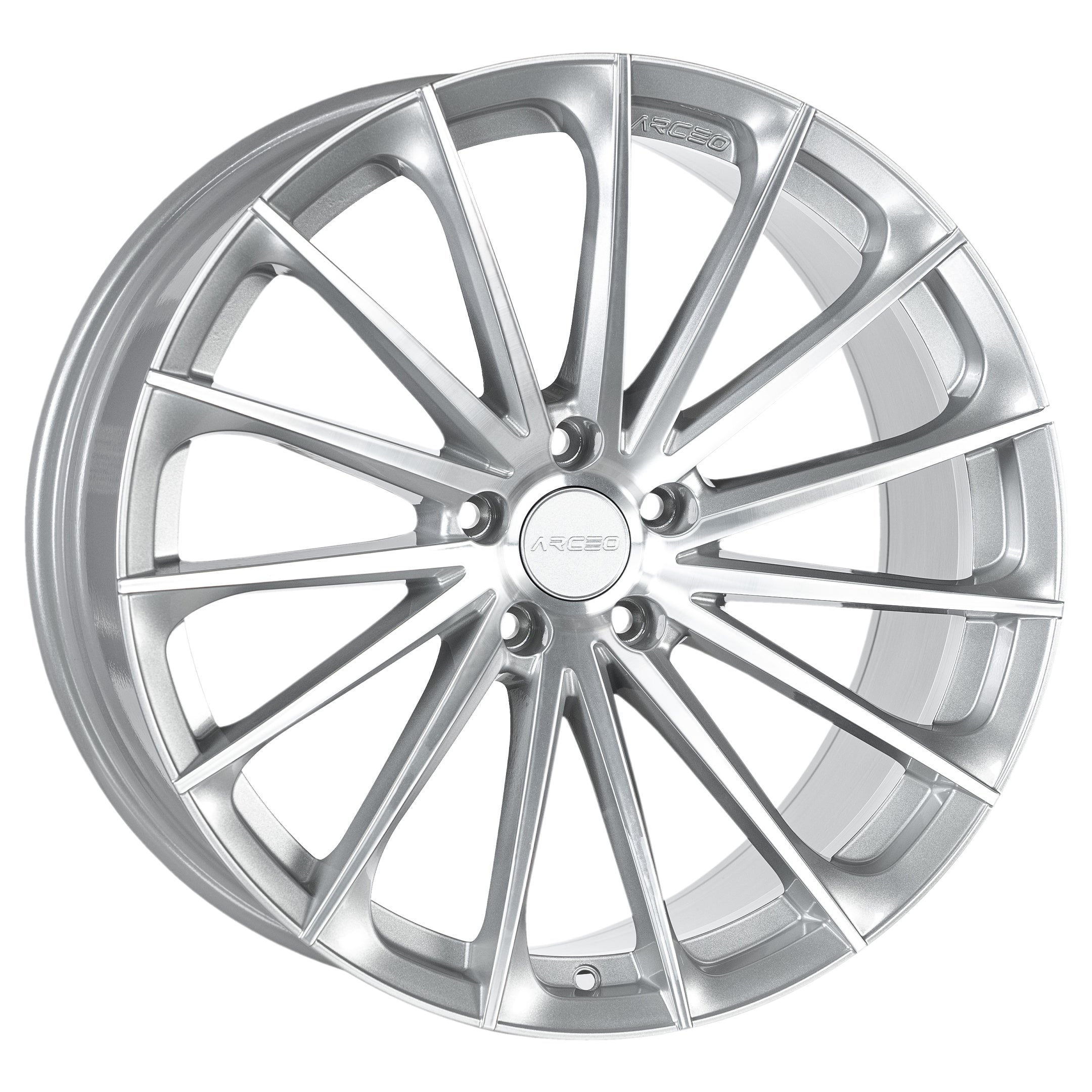 Set Jante Arceo Berlin 20" 5X112 - Silver Diamond