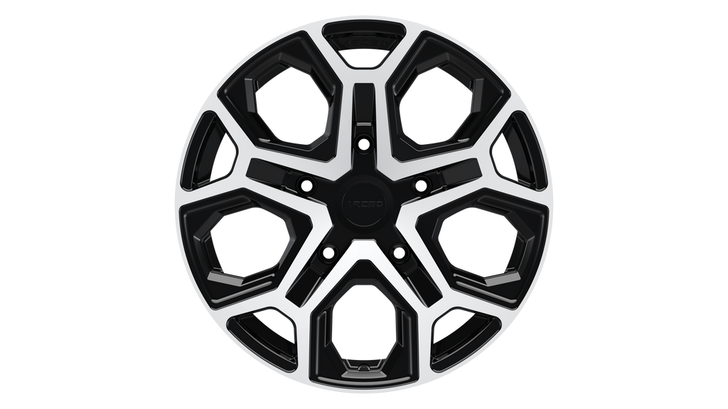 Set Jante Arceo LT2 18" 5X120 - Black Diamond
