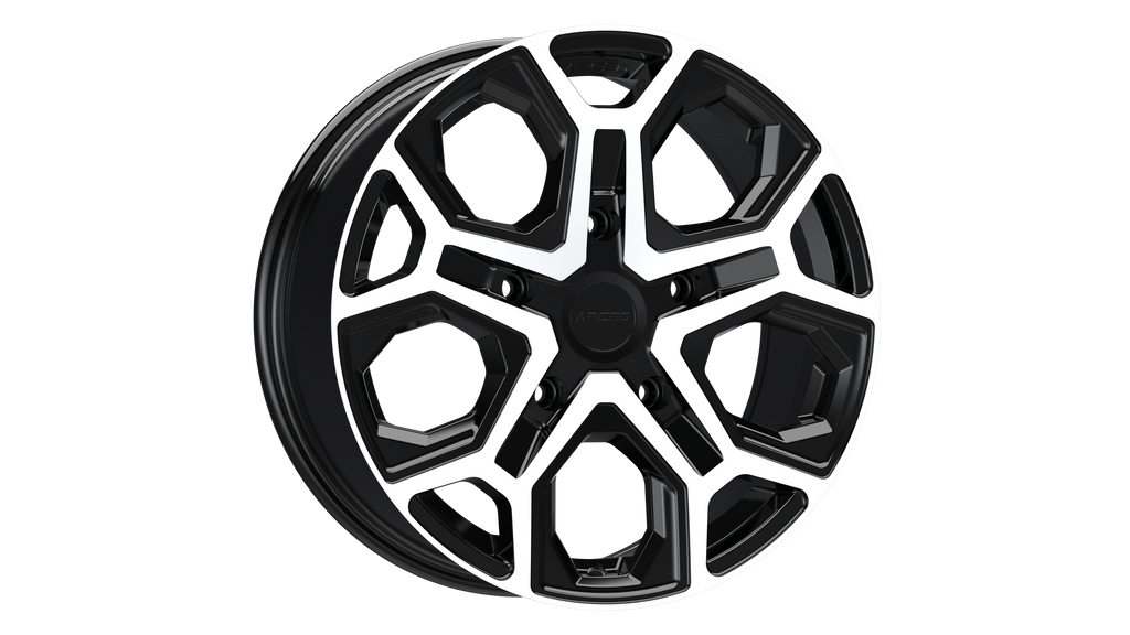 Set Jante Arceo LT2 18" 5X120 - Black Diamond