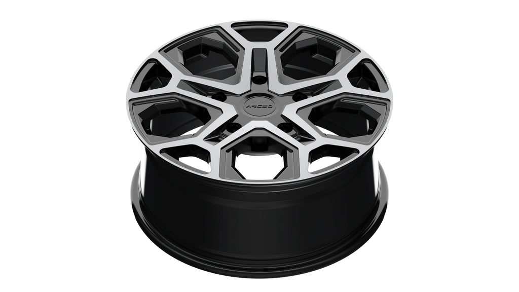 Set Jante Arceo LT2 18" 5X120 - Black Diamond