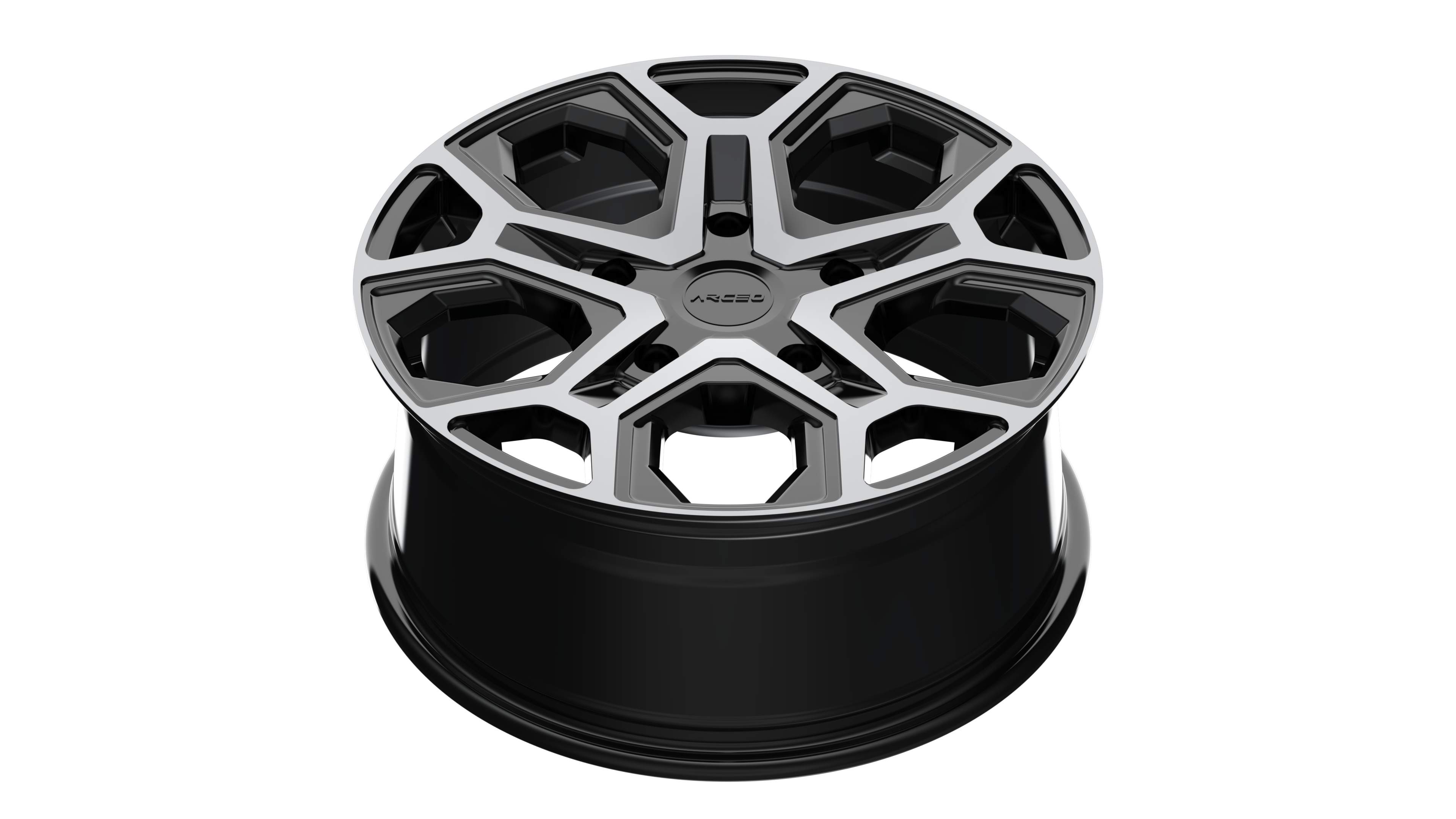 Set Jante Arceo LT2 18" 5X120 - Black Diamond