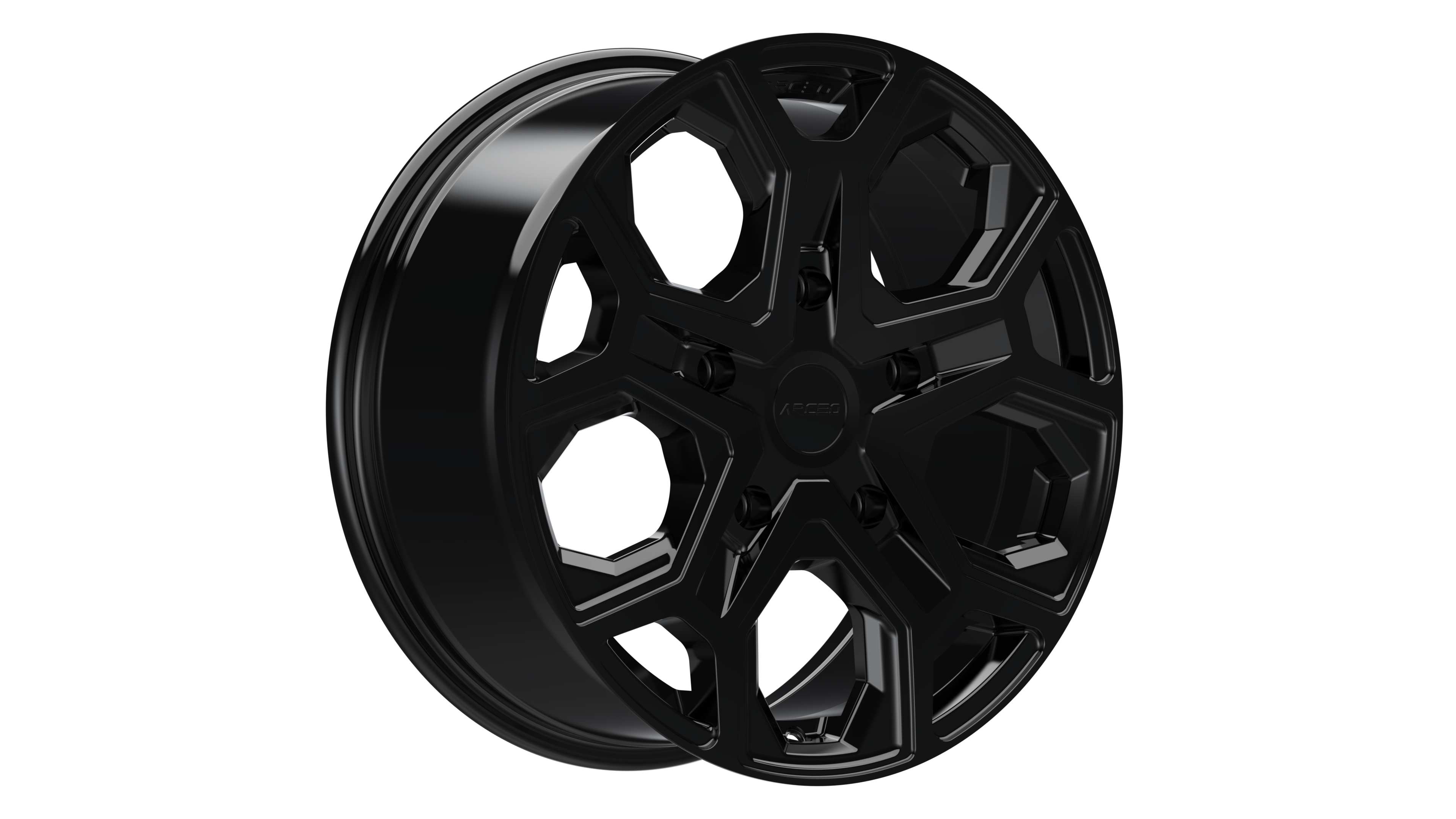 Set Jante Arceo LT2 18" 5X160 - Glossy Black