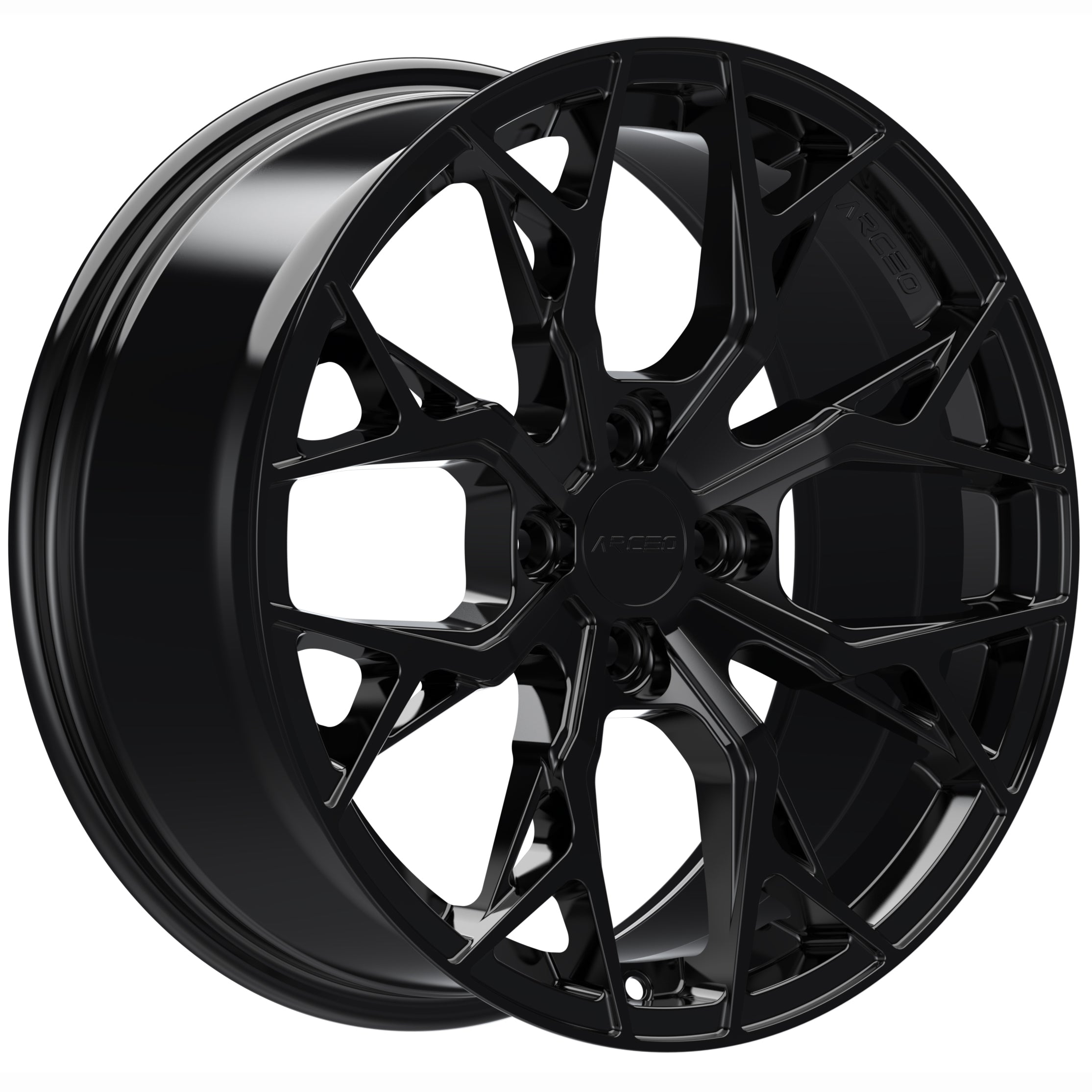 Set Jante Arceo M-01 17" 4X100 - Glossy Black