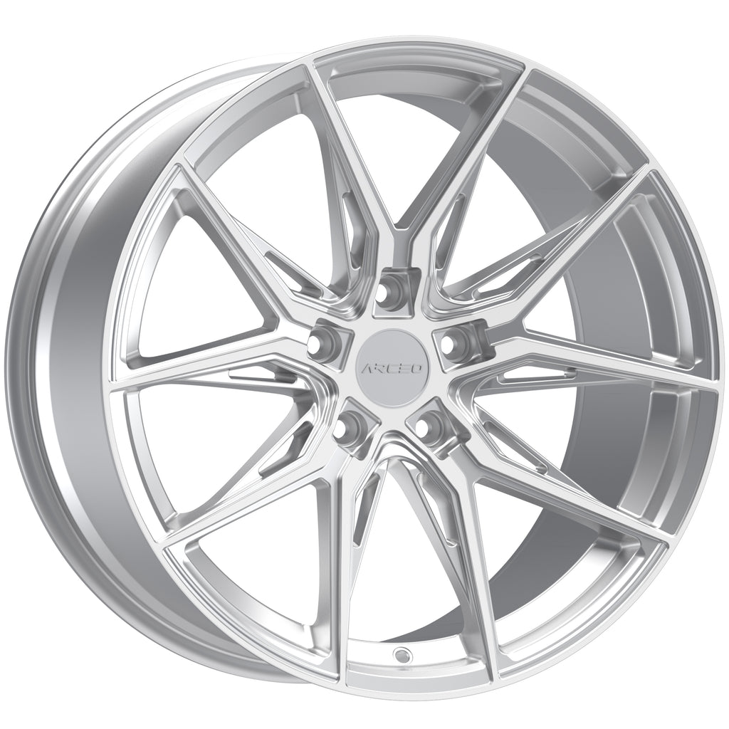 Set Jante Arceo Marseille 17" 5X112 - Silver Diamond