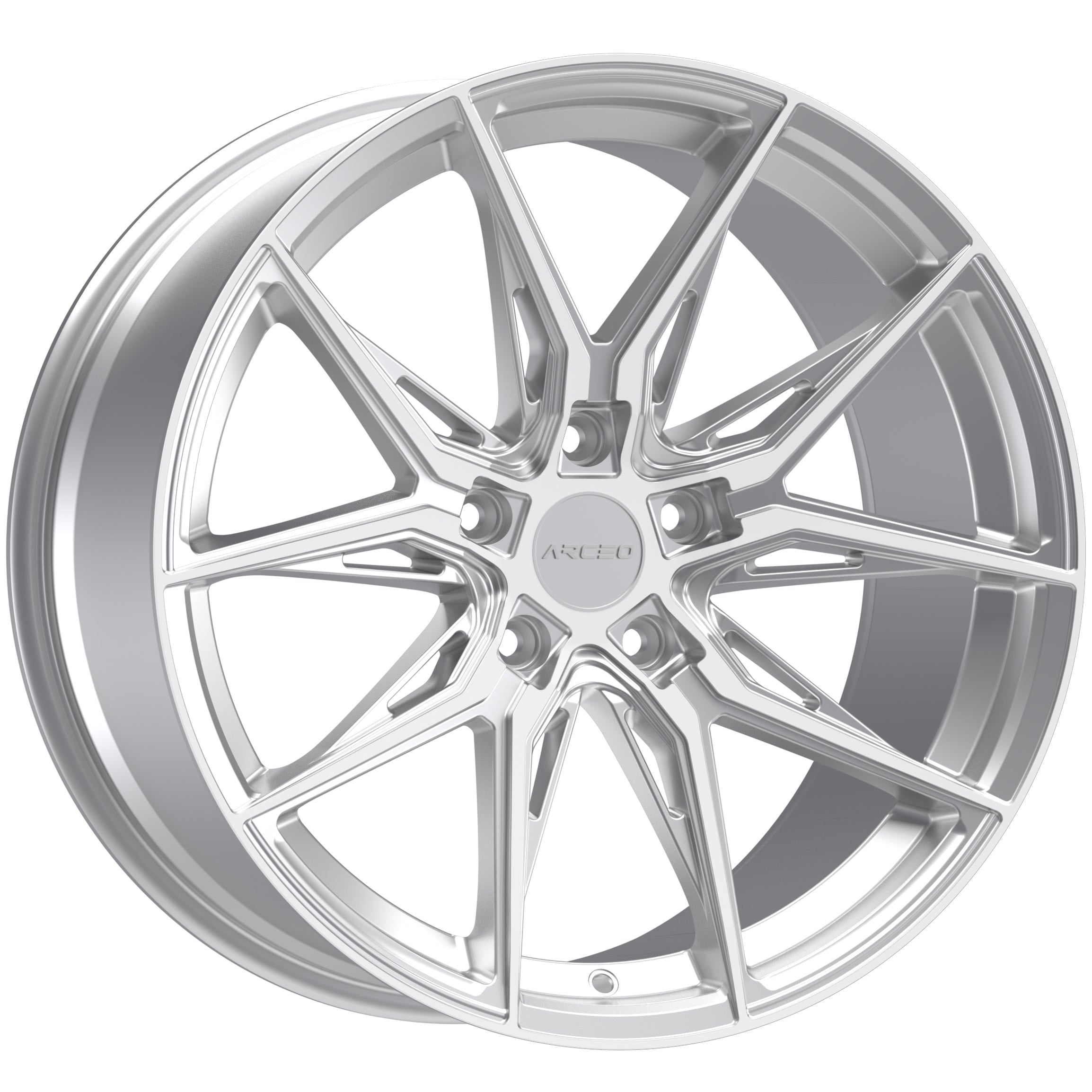 Set Jante Arceo Marseille 17" 5X112 - Silver Diamond