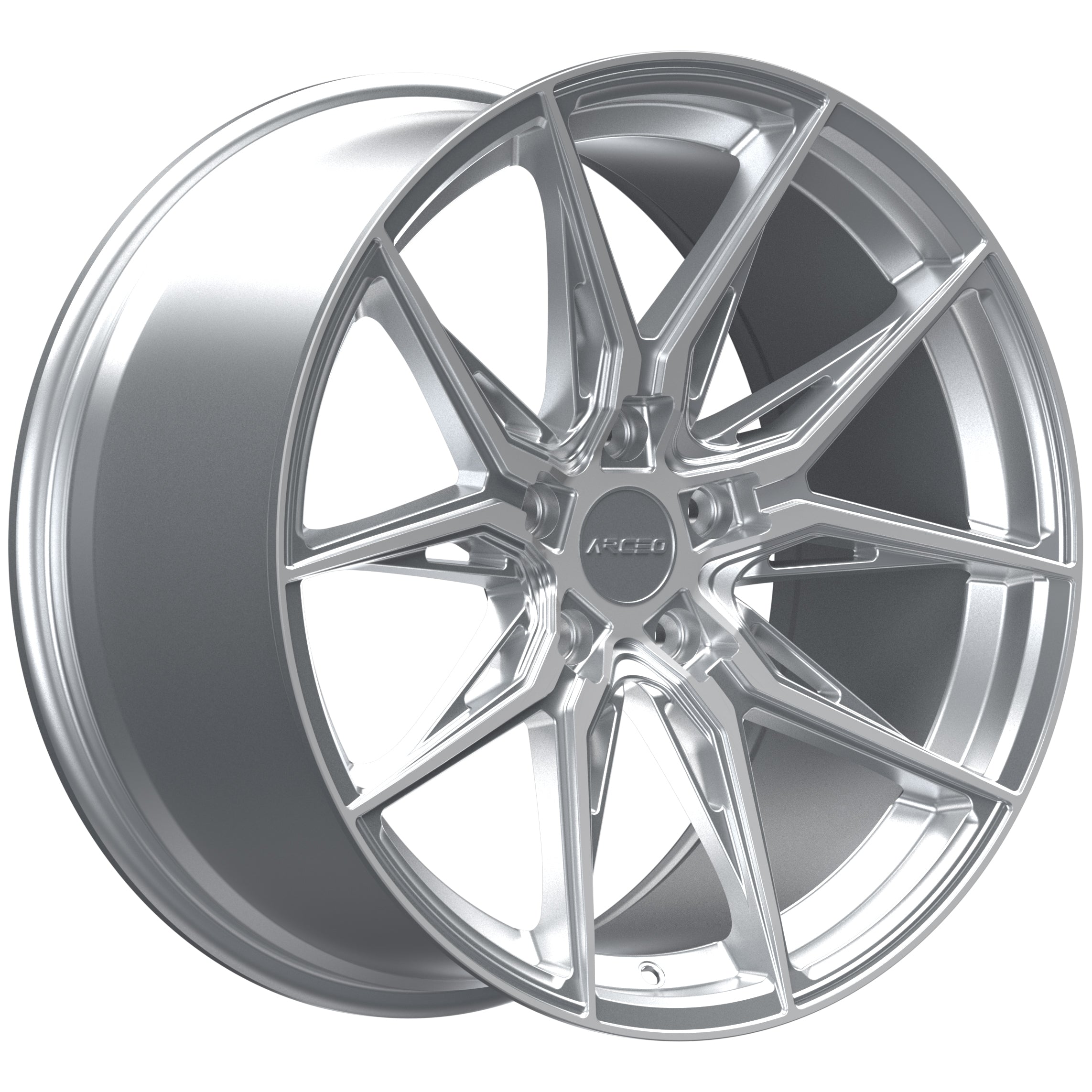 Set Jante Arceo Marseille 17" 5X112 - Silver Diamond