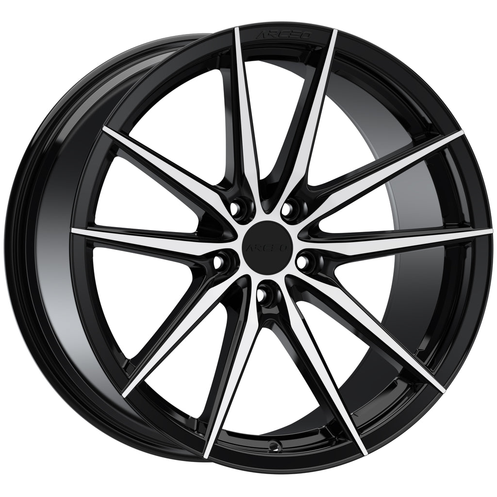 Set Jante Arceo Monaco 19" 5X120 - Black Diamond