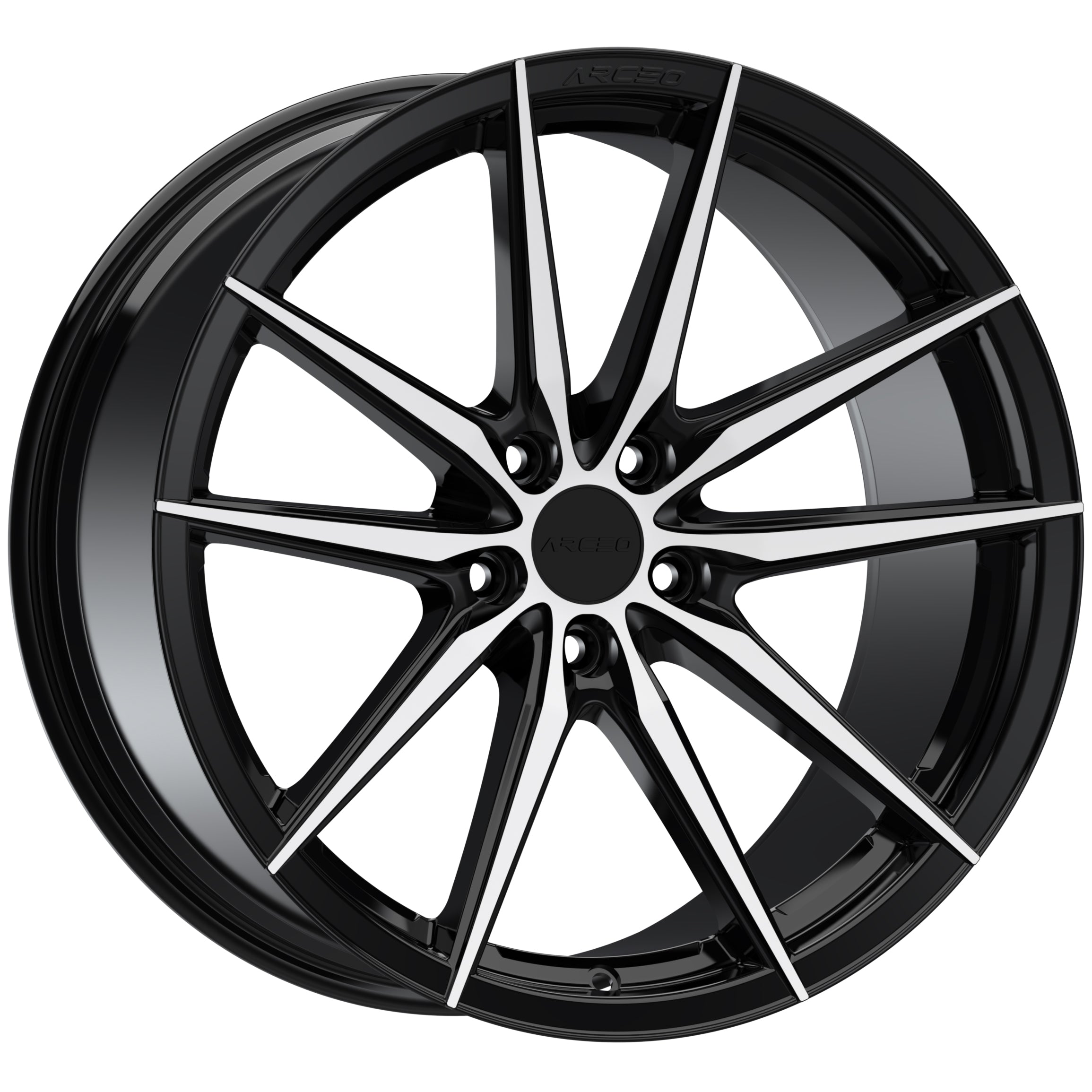 Set Jante Arceo Monaco 19" 5X120 - Black Diamond