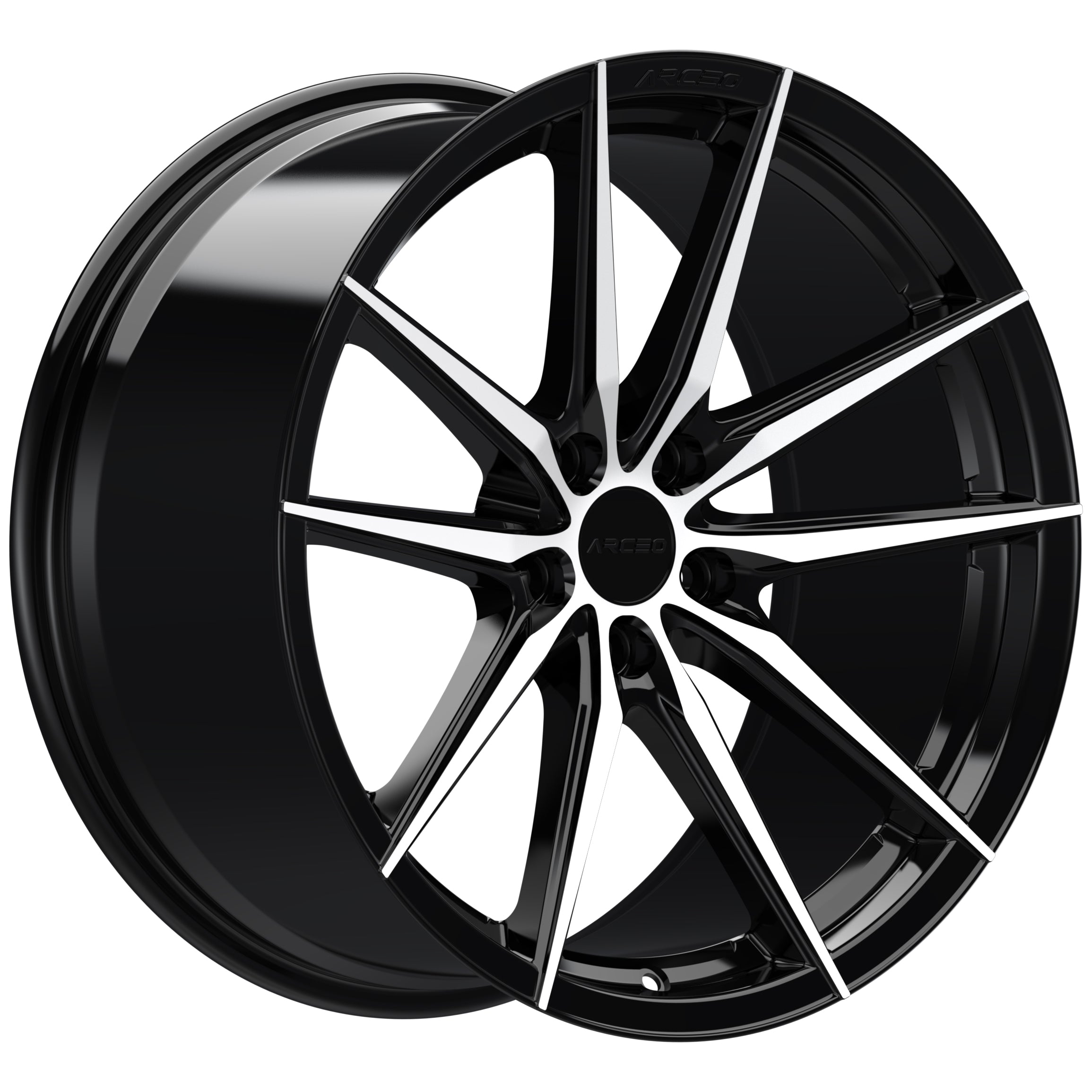 Set Jante Arceo Monaco 19" 5X120 - Black Diamond