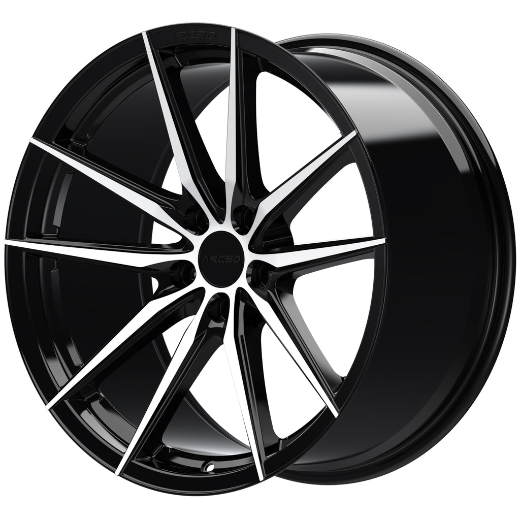 Set Jante Arceo Monaco 19" 5X120 - Black Diamond