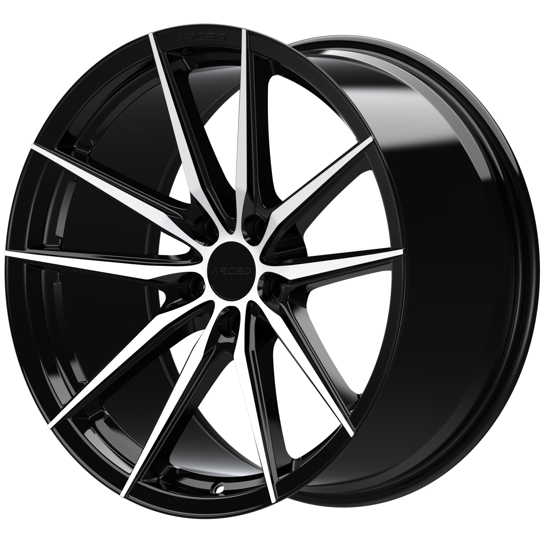 Set Jante Arceo Monaco 19" 5X120 - Black Diamond