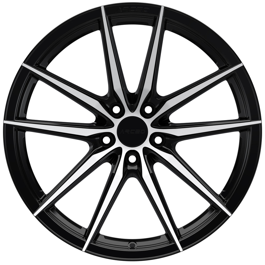 Set Jante Arceo Monaco 19" 5X120 - Black Diamond